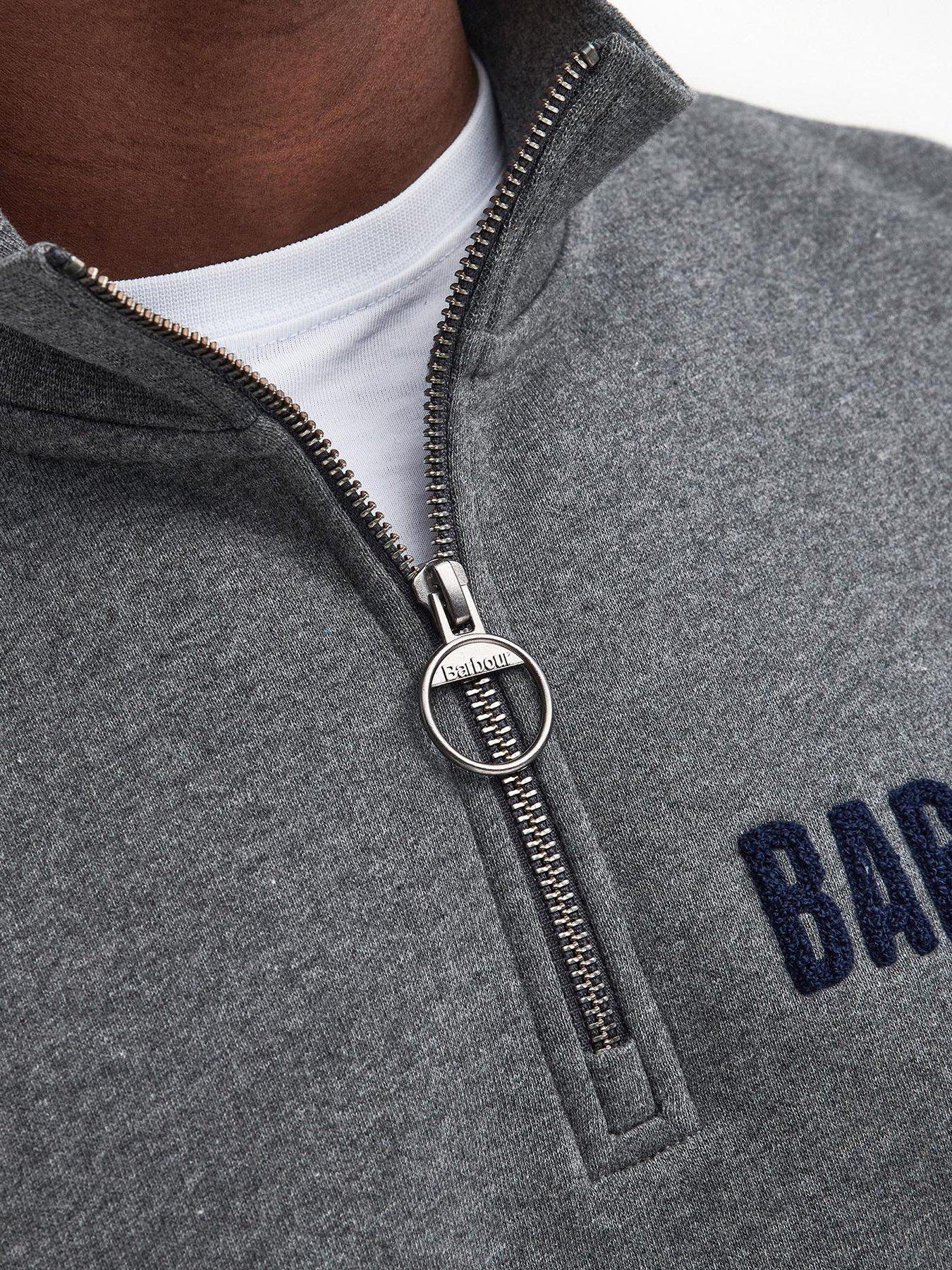 barbour-barbour-cotes-logo-12-zip-sweat-top-greydetail