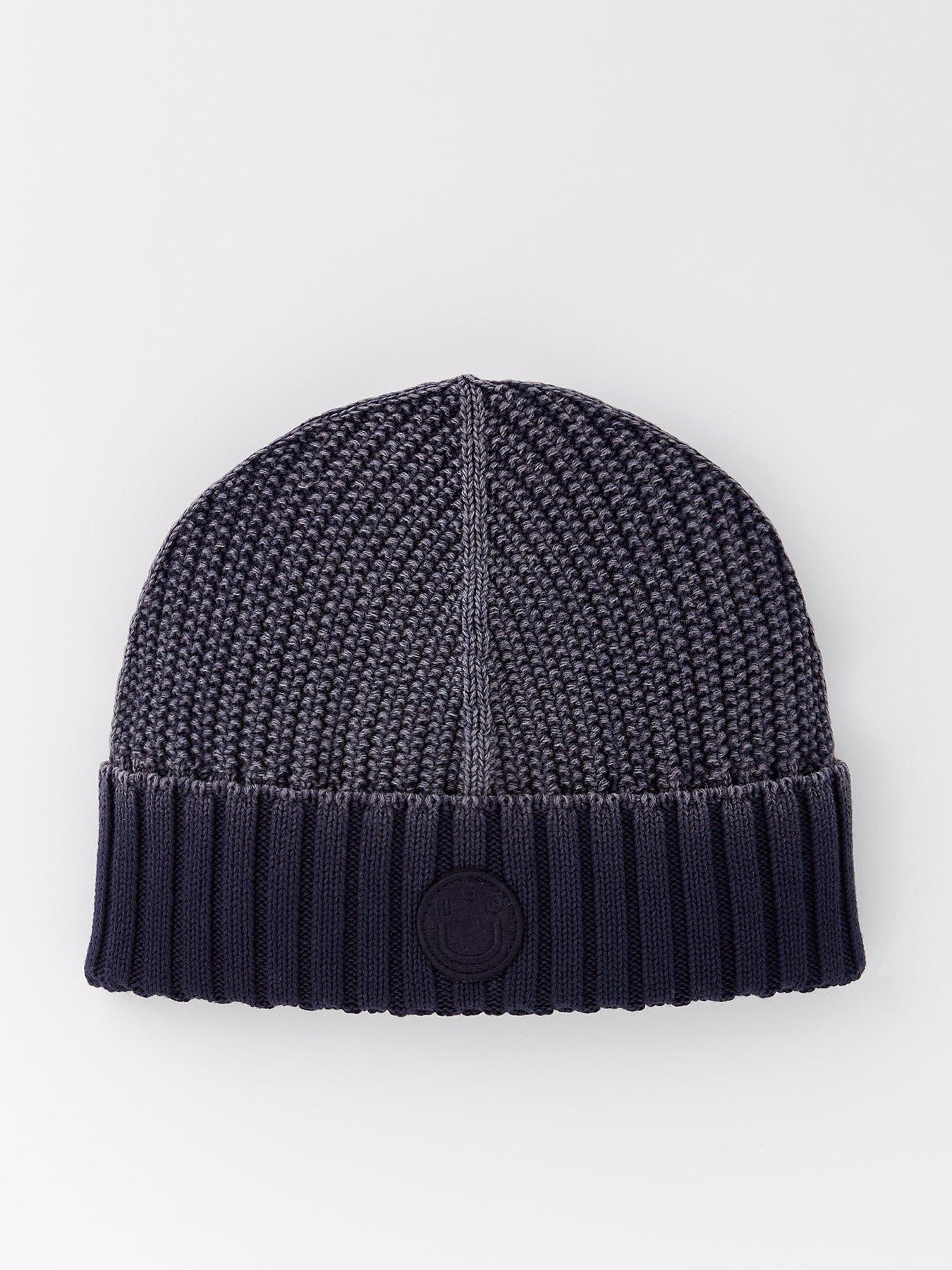 hugo-hugo-blue-xonni-smiley-fishman-beanie-hat-blue