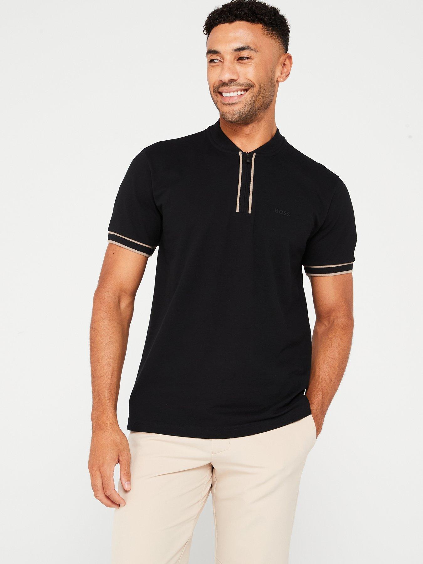 boss-boss-pariq-regular-fit-baseball-collar-zip-polo-shirt-blackoutfit