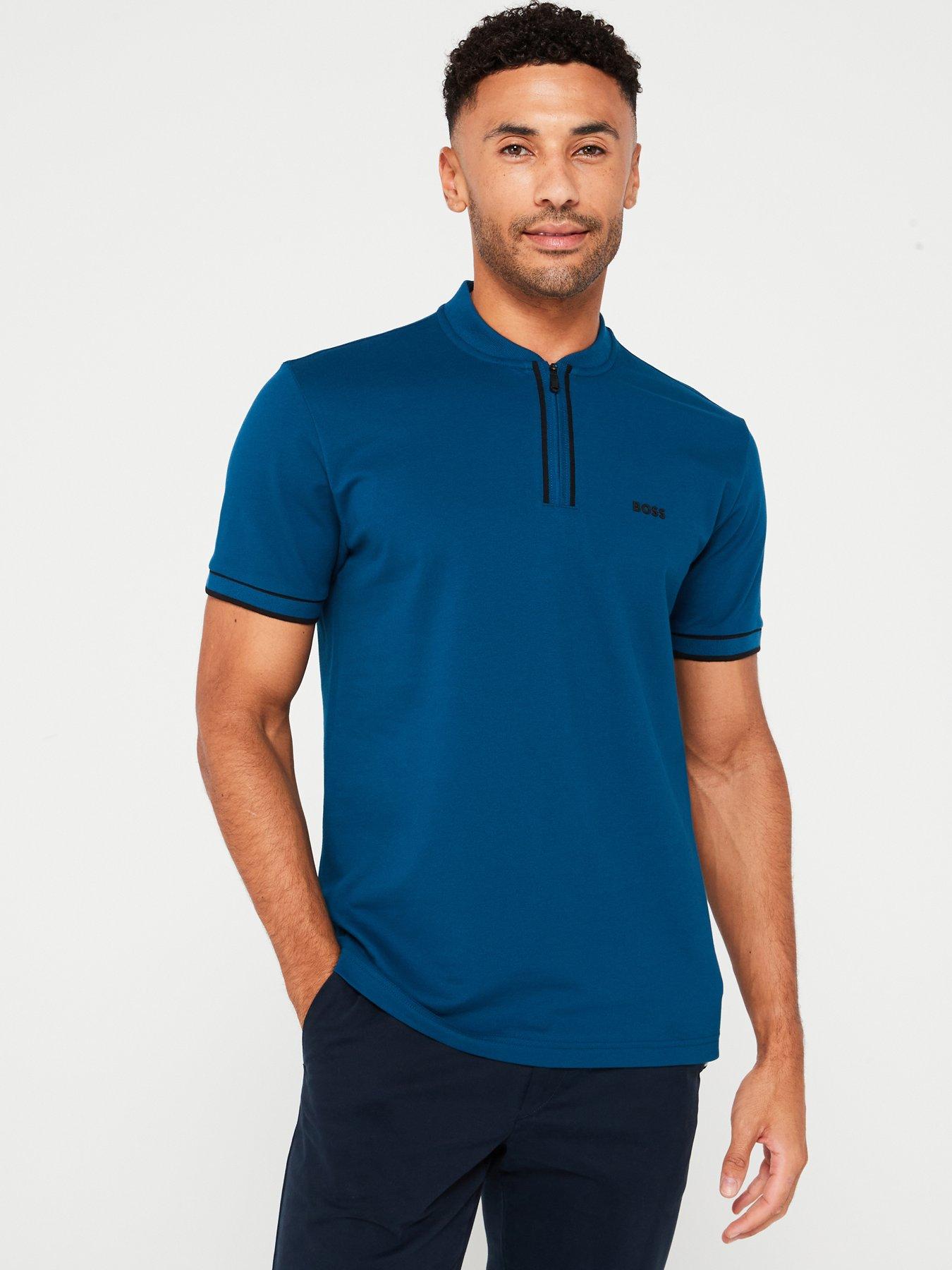 boss-boss-pariq-regular-fit-baseball-collar-zip-polo-shirt-blue