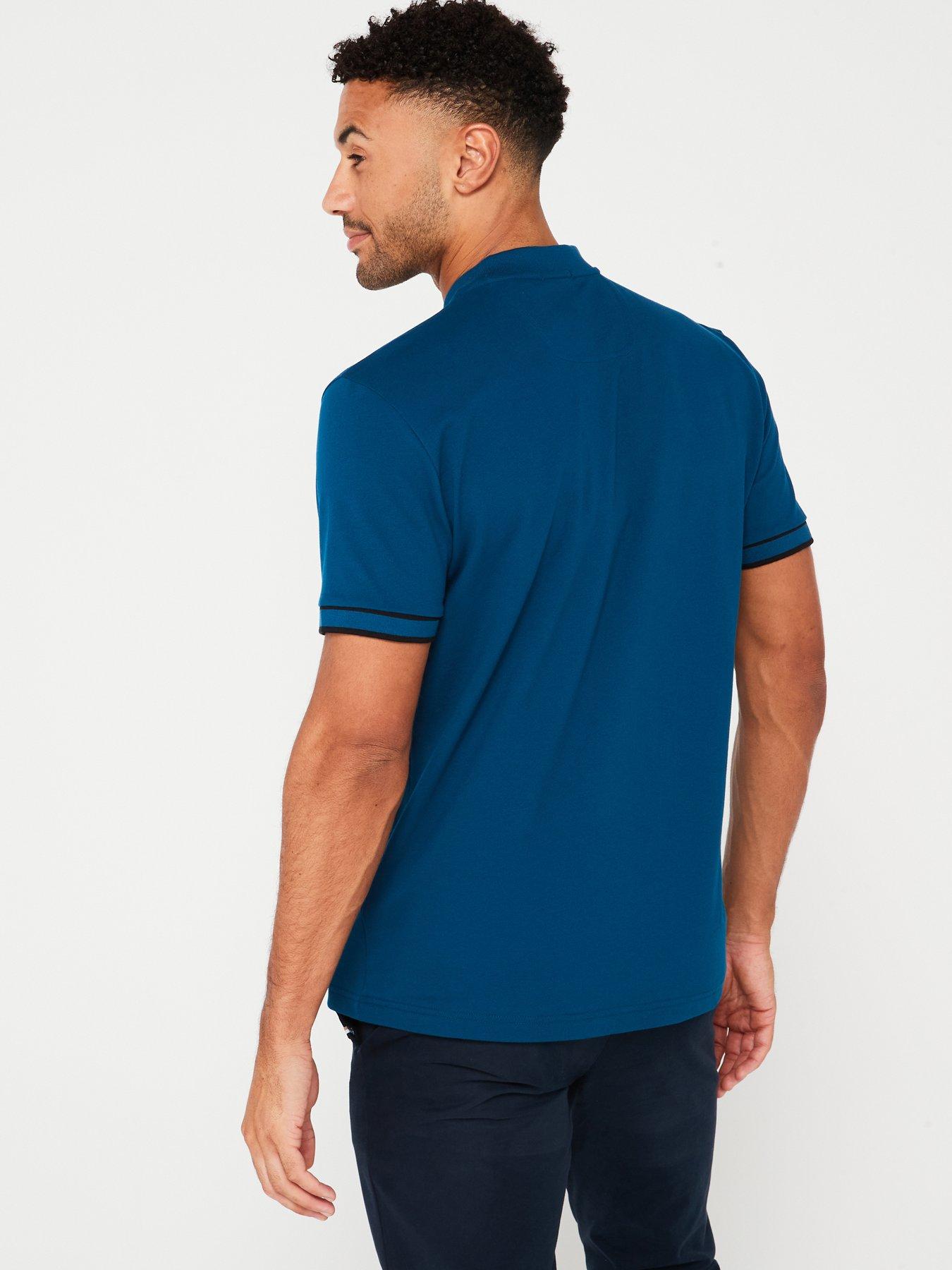 boss-boss-pariq-regular-fit-baseball-collar-zip-polo-shirt-bluestillFront