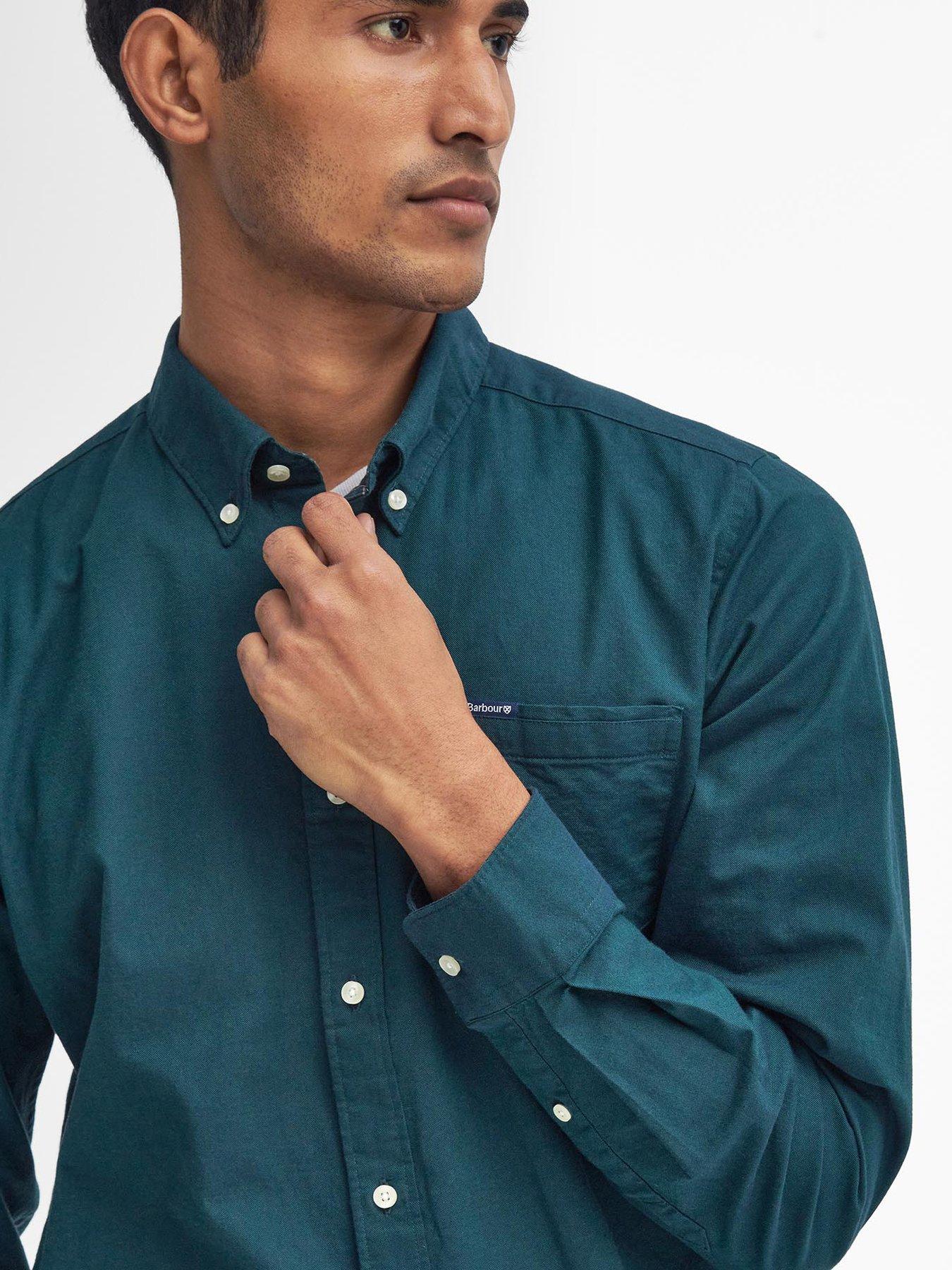 barbour-barbour-long-sleeve-marsden-tailored-oxford-shirt-greenoutfit