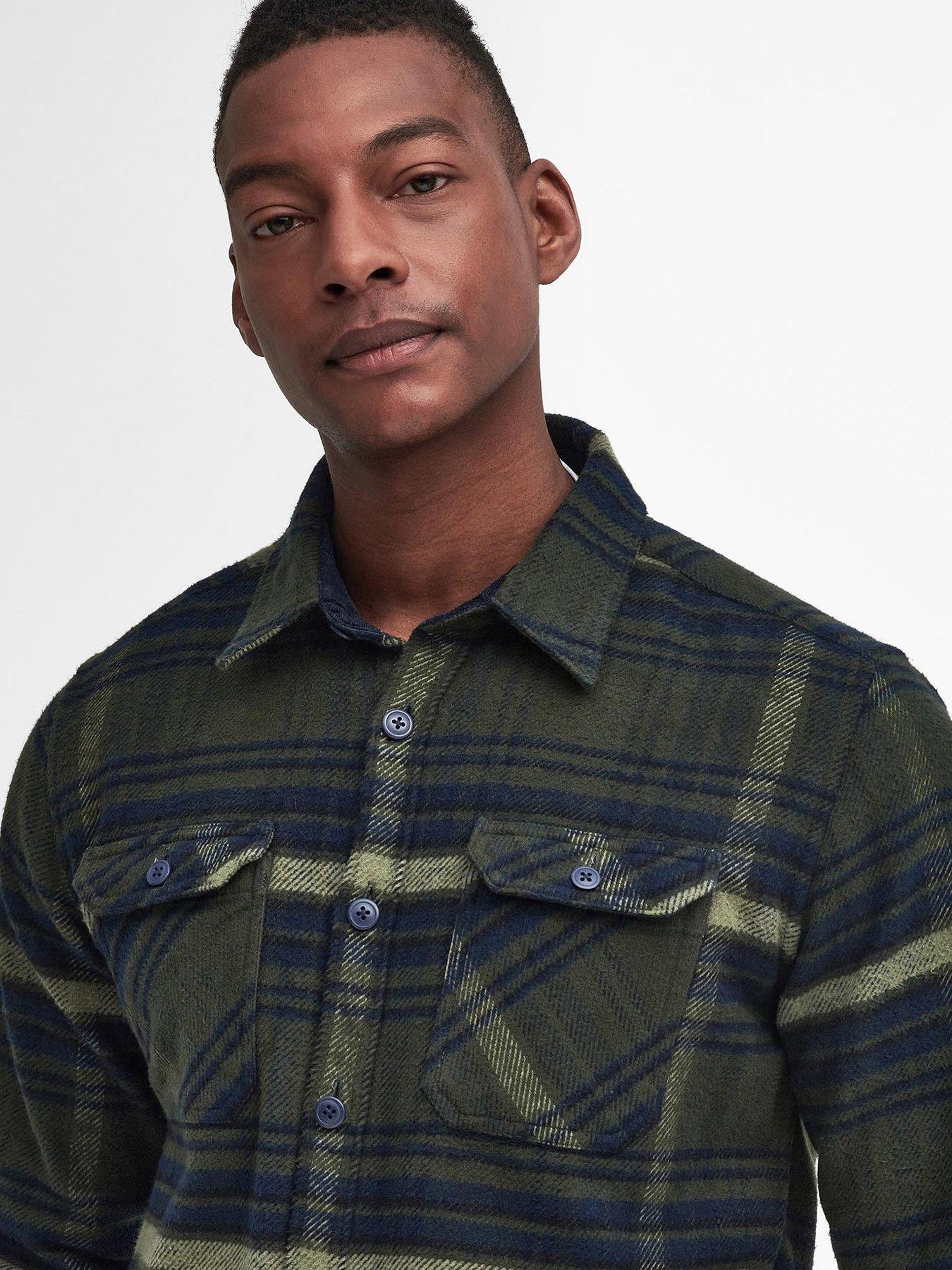 barbour-barbour-long-sleeve-mountain-flannel-checked-shirt-greenoutfit