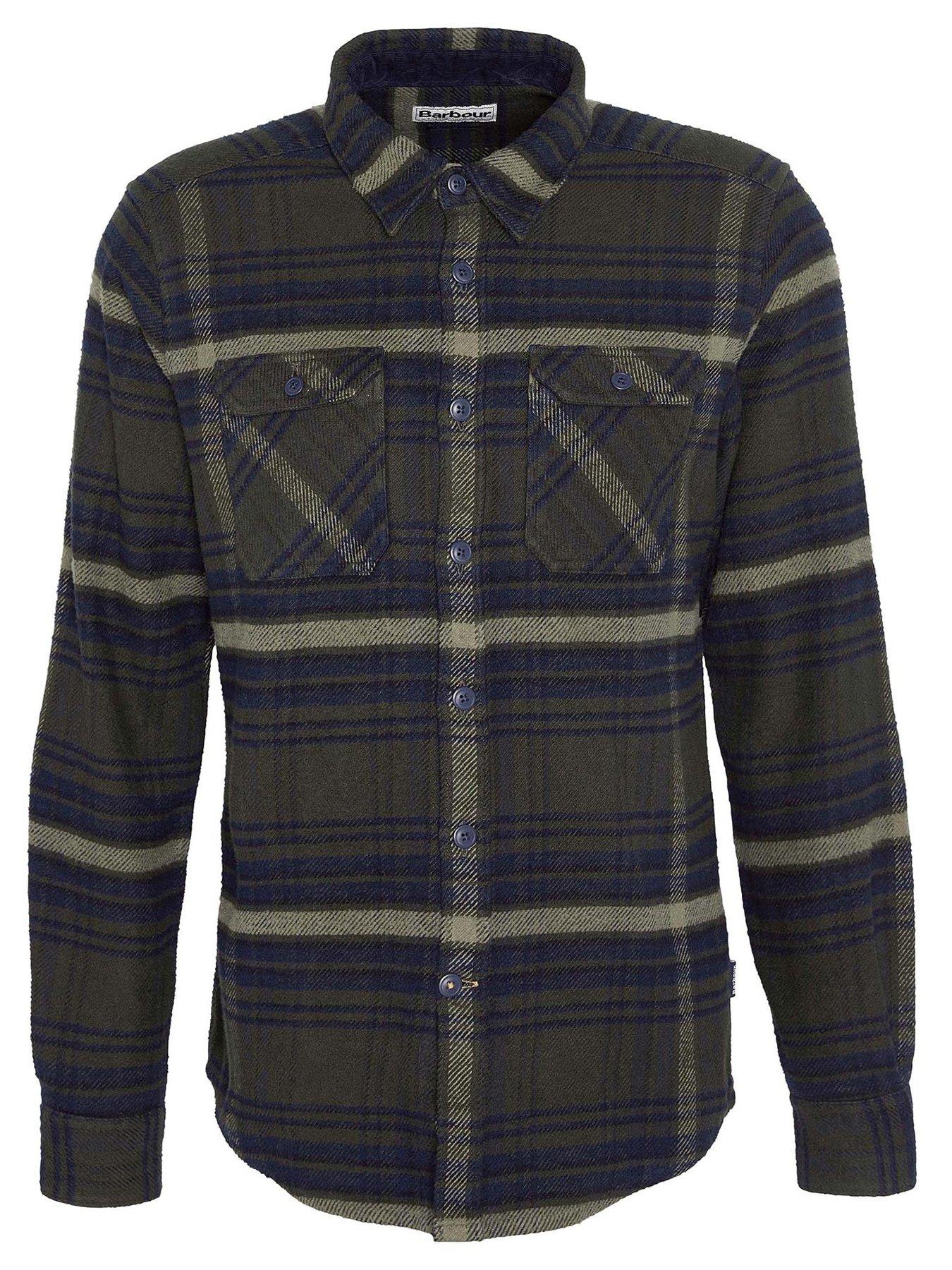 barbour-barbour-long-sleeve-mountain-flannel-checked-shirt-greendetail