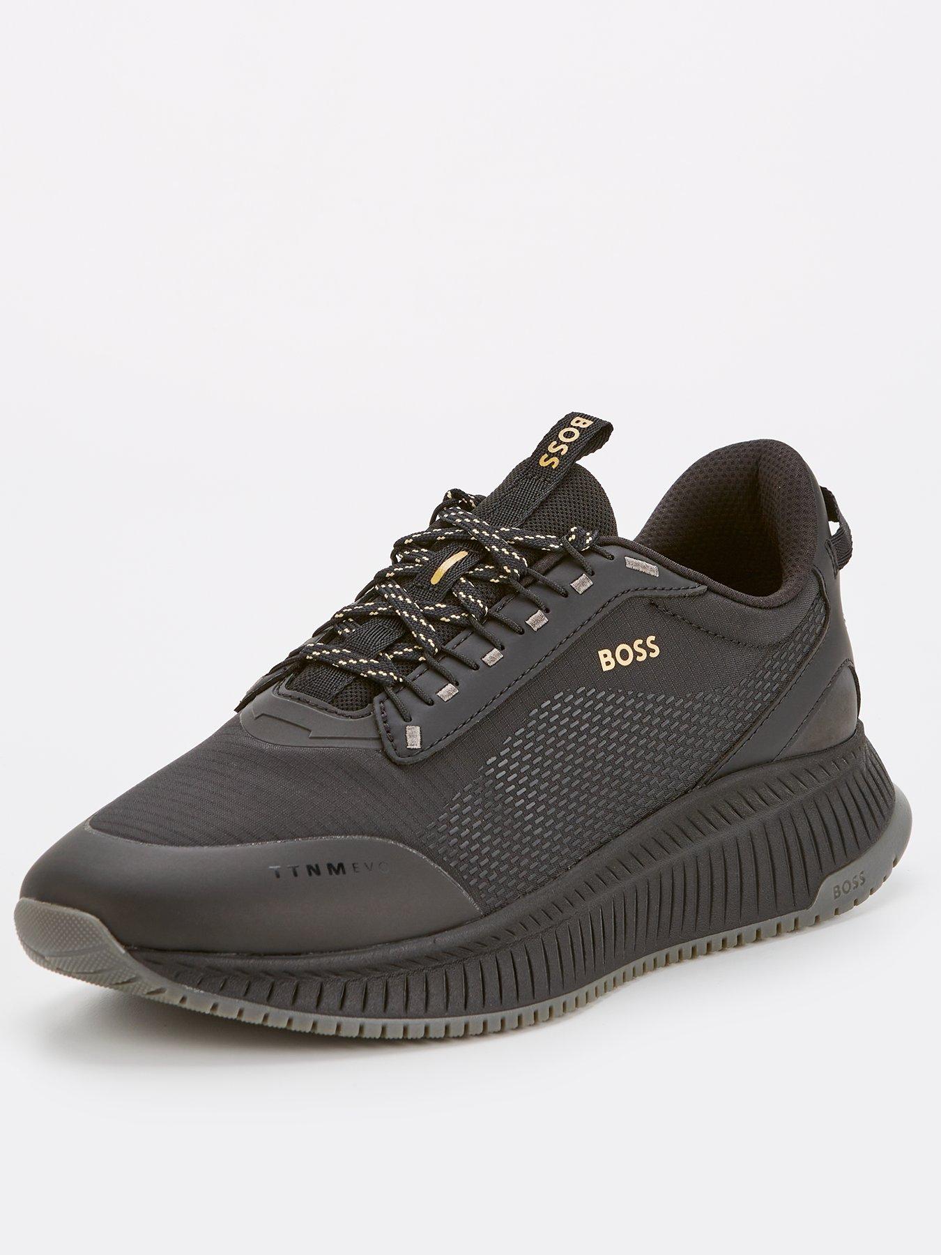 Image 2 of 6 of BOSS Boss Ttnm Evo Ripstop Heel Tab Lace Sneaker - Black/white