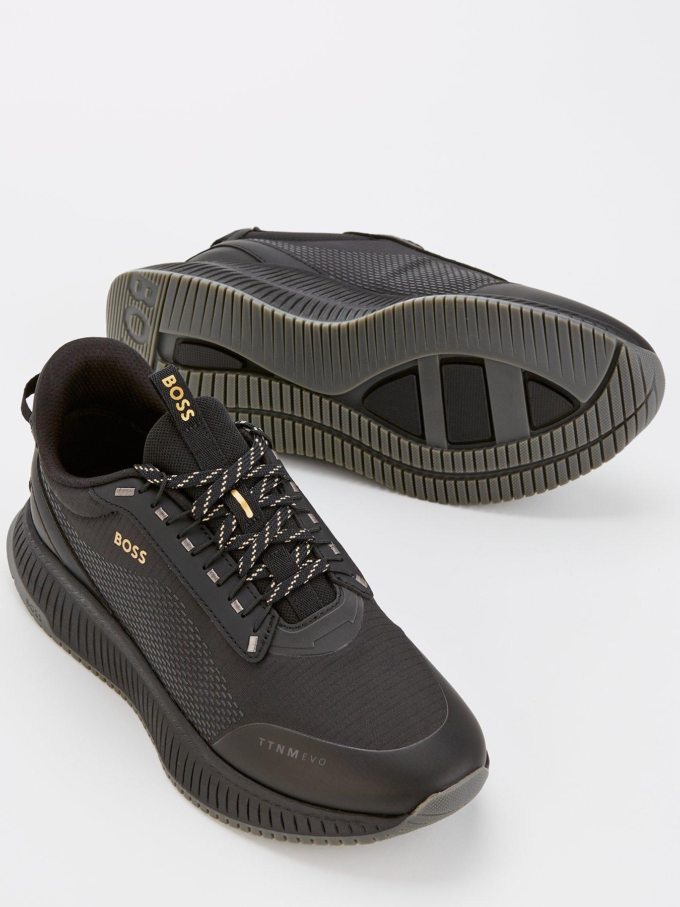 Image 4 of 6 of BOSS Boss Ttnm Evo Ripstop Heel Tab Lace Sneaker - Black/white