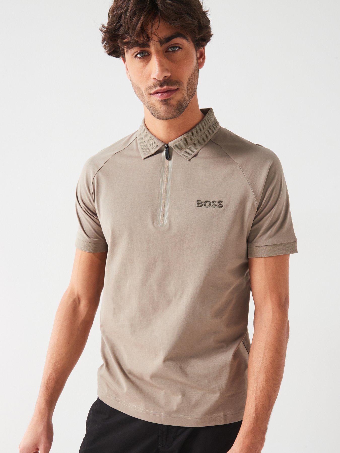 boss-philix-mirror-regular-fit-zip-polo-shirt-khaki