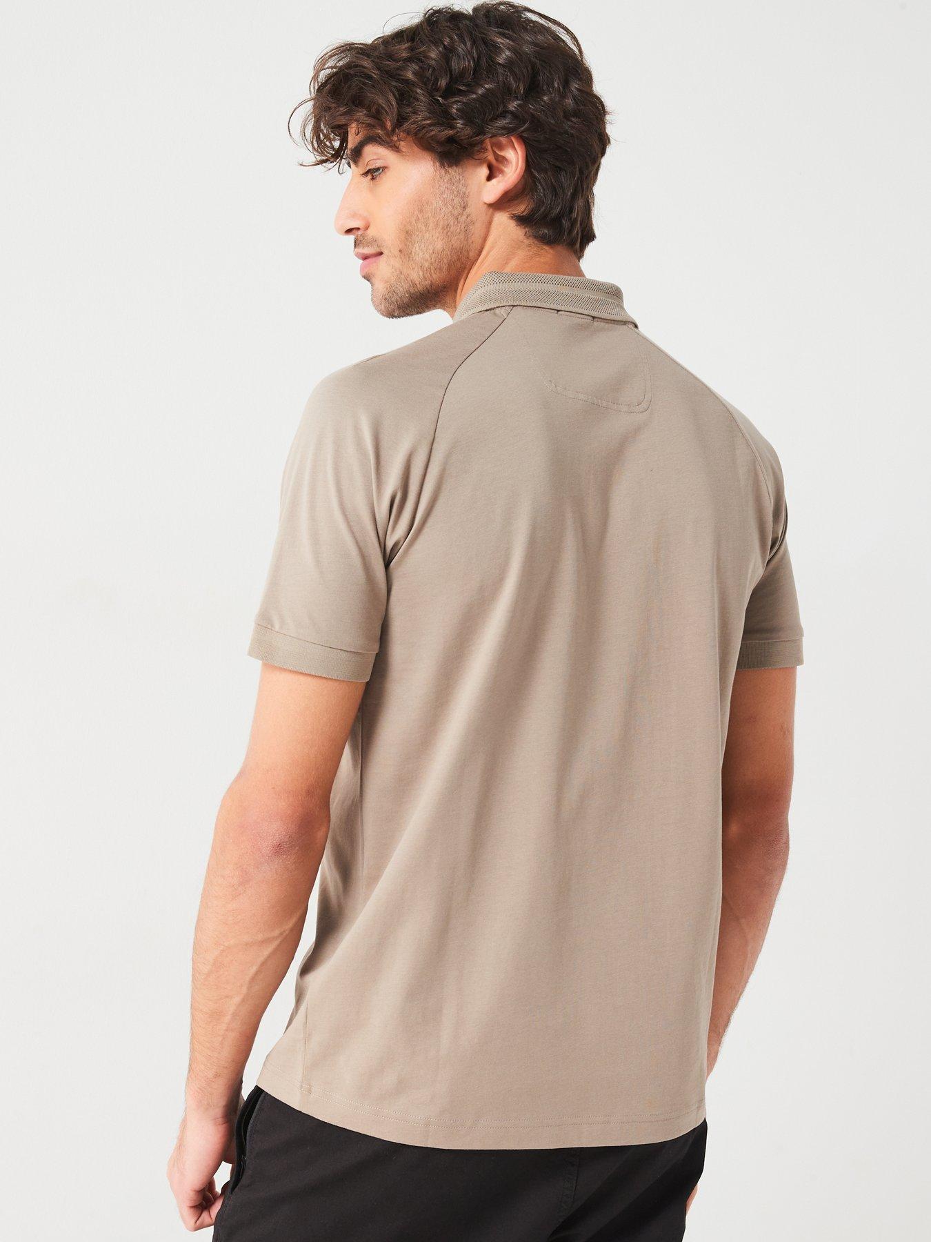 boss-philix-mirror-regular-fit-zip-polo-shirt-khakistillFront