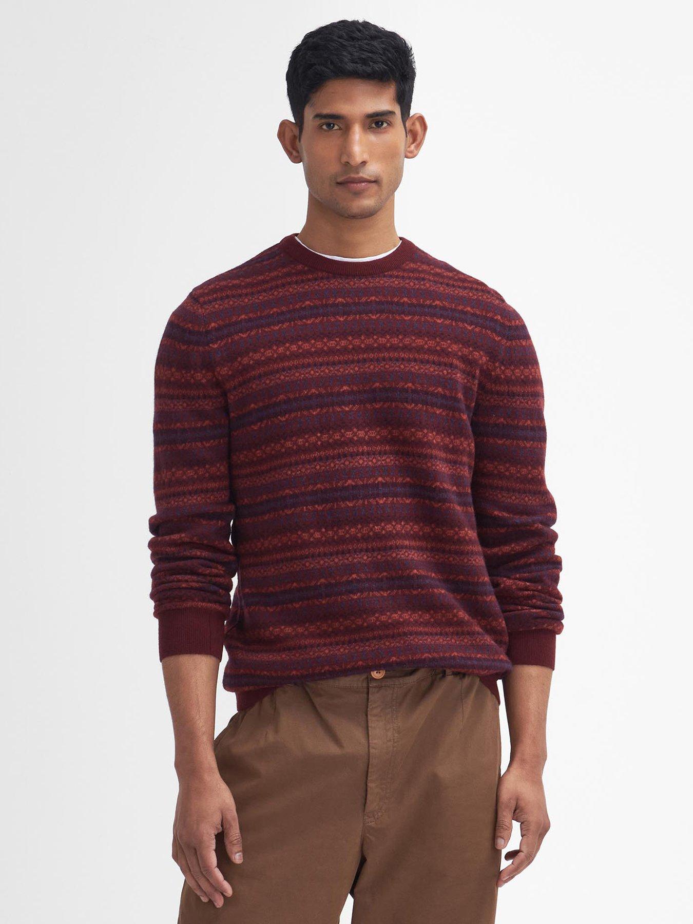 barbour-barbour-orkney-fairisle-crew-knitted-jumper-redfront