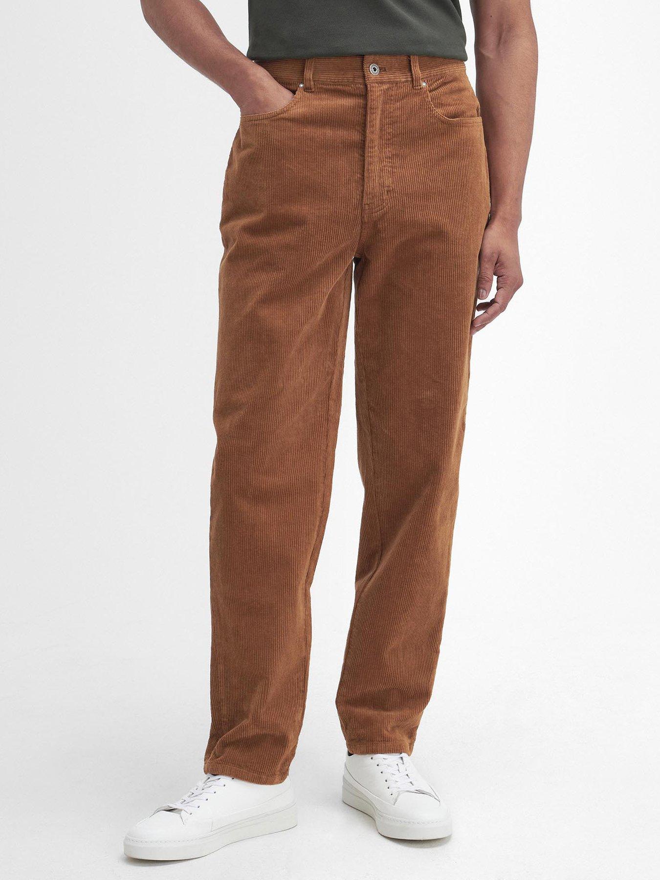 undefined Barbour Stretch Corduroy Regular Fit Trousers - Brown