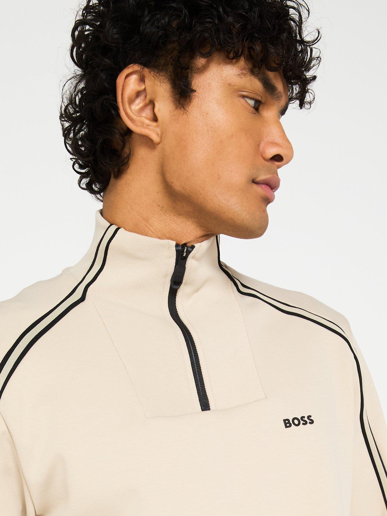 boss-sweat-1-regular-fit-tape-14-zip-sweat-top-light-beigeoutfit