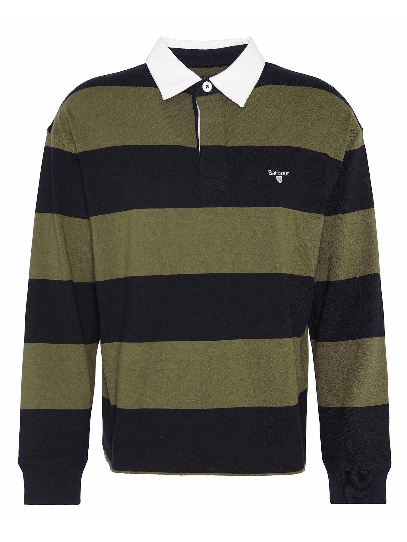 barbour-barbour-newgate-oversized-stripe-rugby-polo-shirt-greendetail