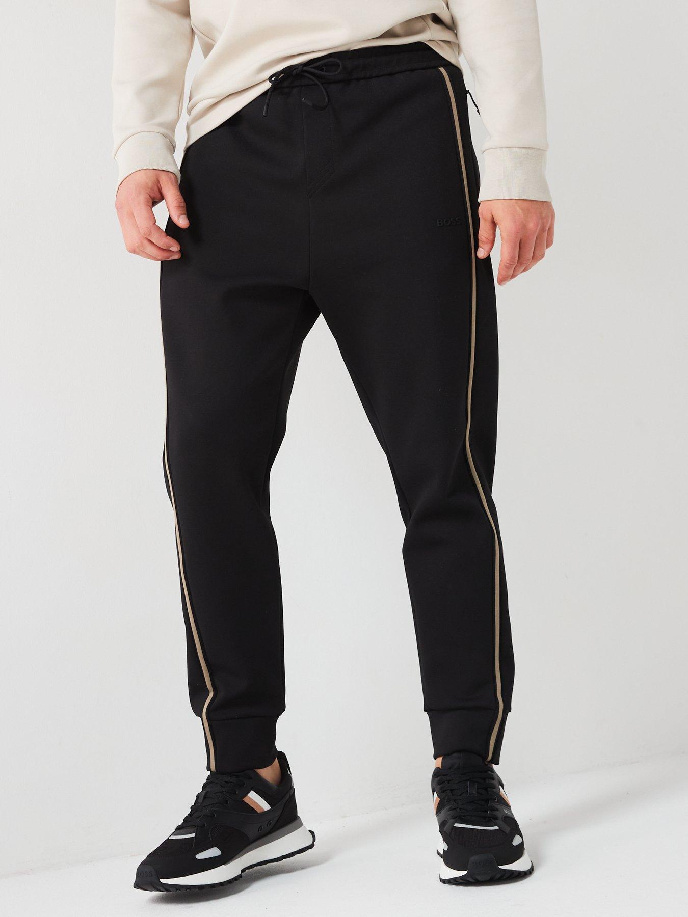 boss-boss-hadiko-1-regular-fit-tape-trim-cuff-joggers-black