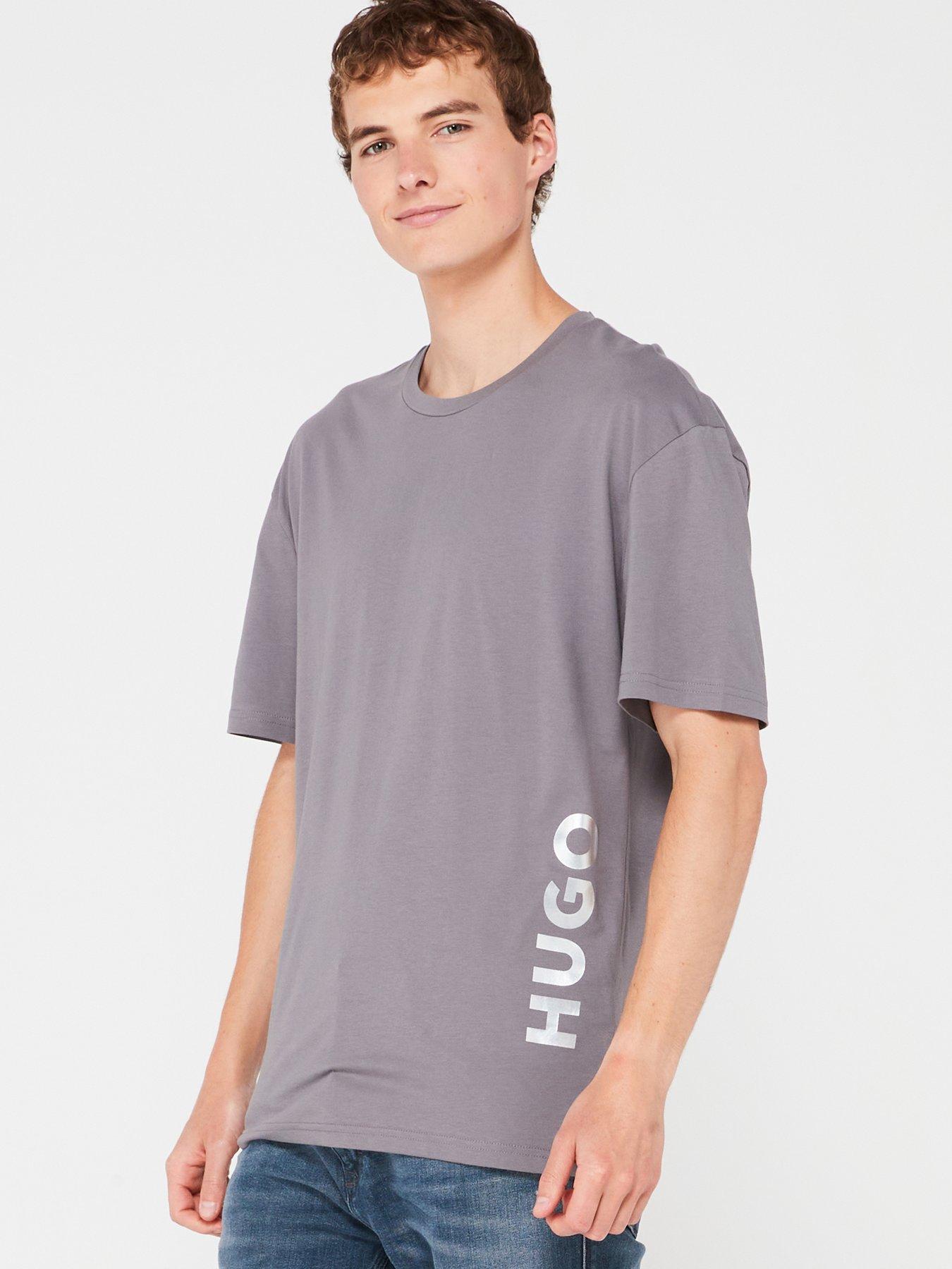 hugo-hugo-side-logo-relaxed-fit-t-shirt-grey