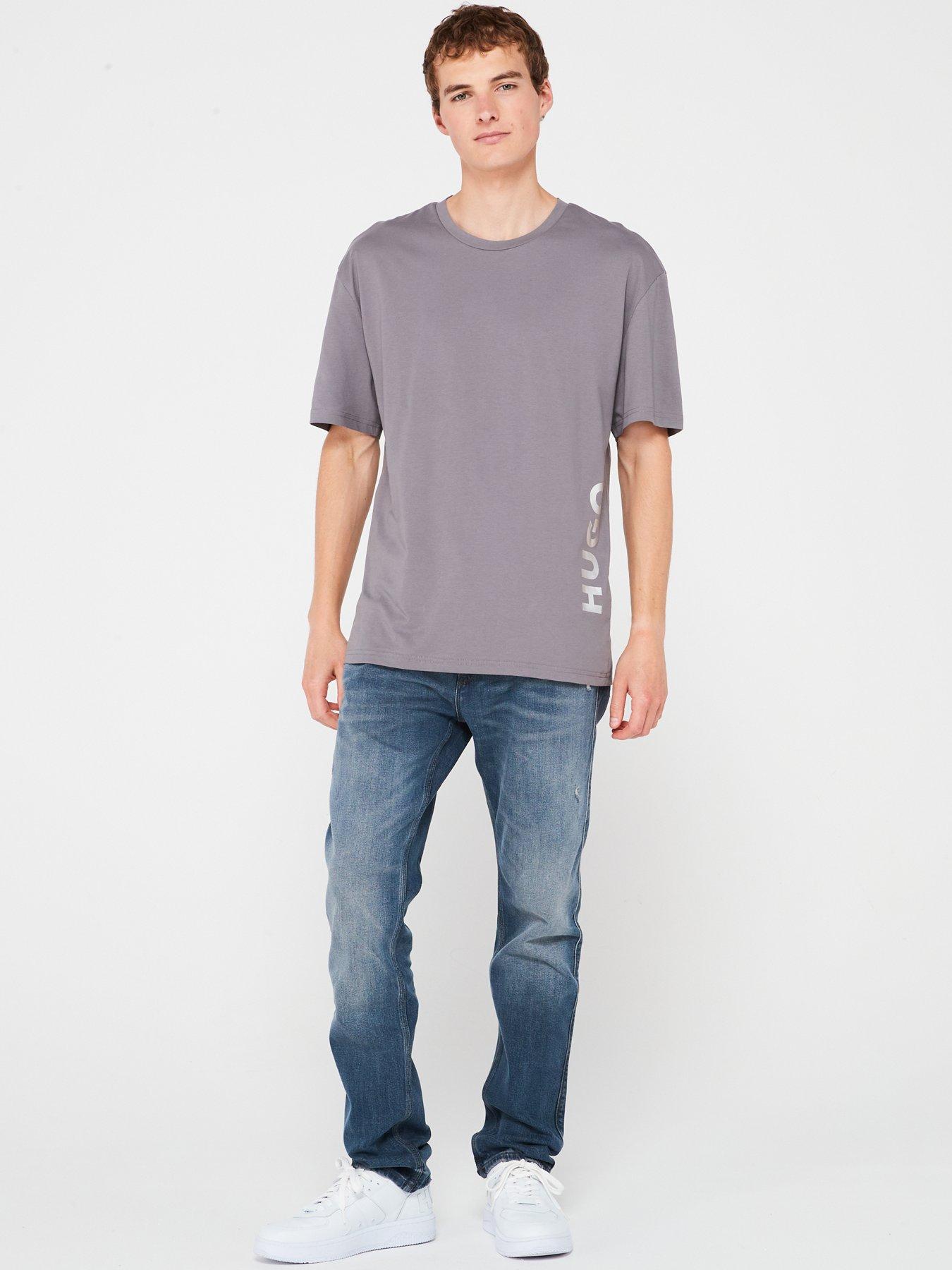 hugo-hugo-side-logo-relaxed-fit-t-shirt-greyback