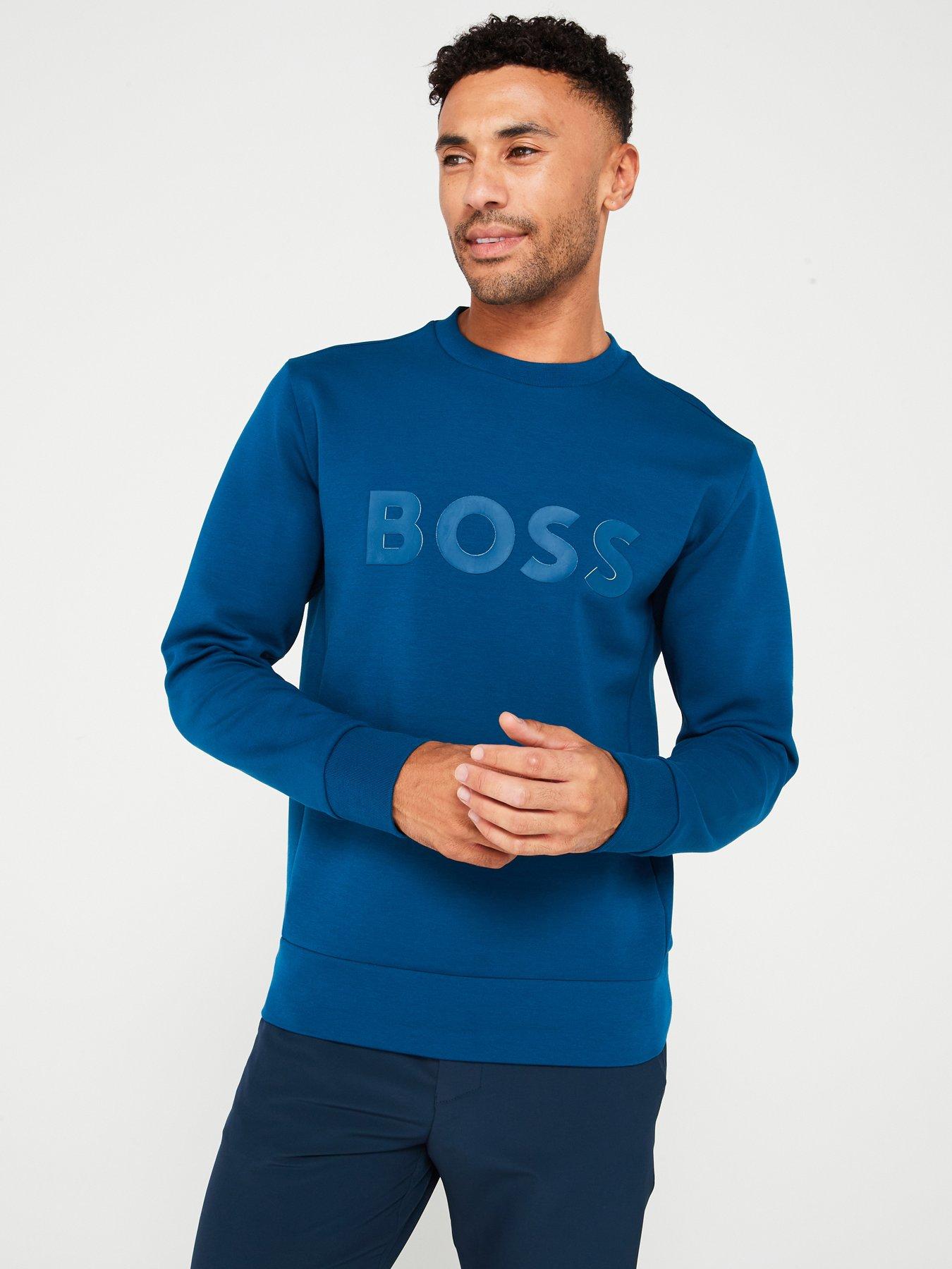 boss-boss-salbo-chest-logo-crew-sweat-bluefront