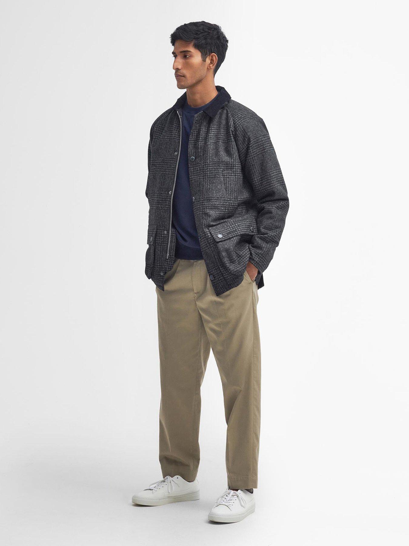 Barbour Barbour Bedale Check Wool Jacket Dark Grey Very Ireland