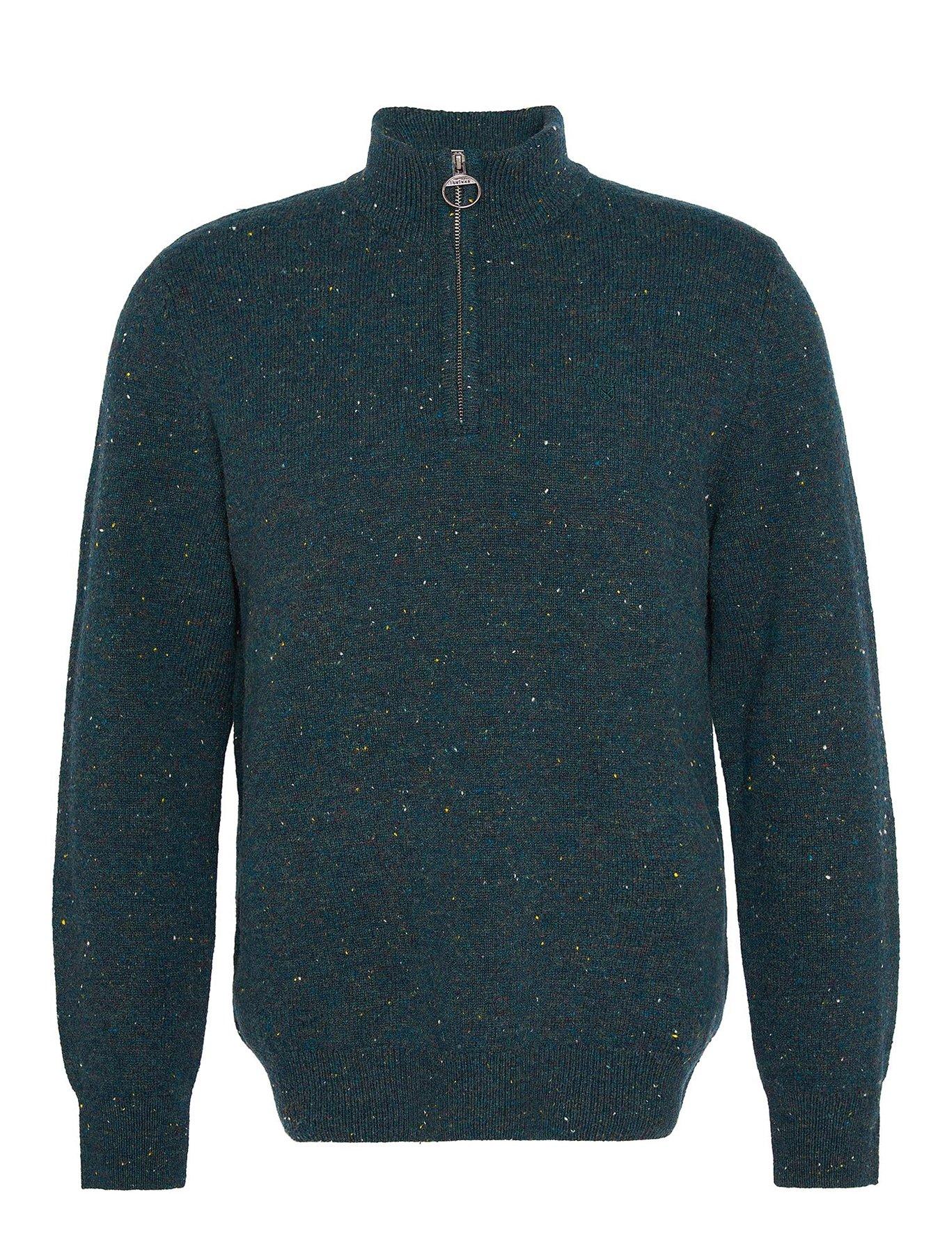 barbour-barbour-tainsbury-half-zip-knitted-jumper-dark-greendetail