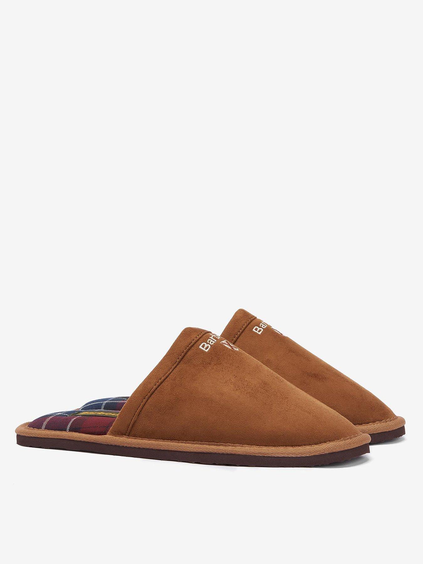 Image 2 of 6 of Barbour Everitt Mule Slippers - Light Brown
