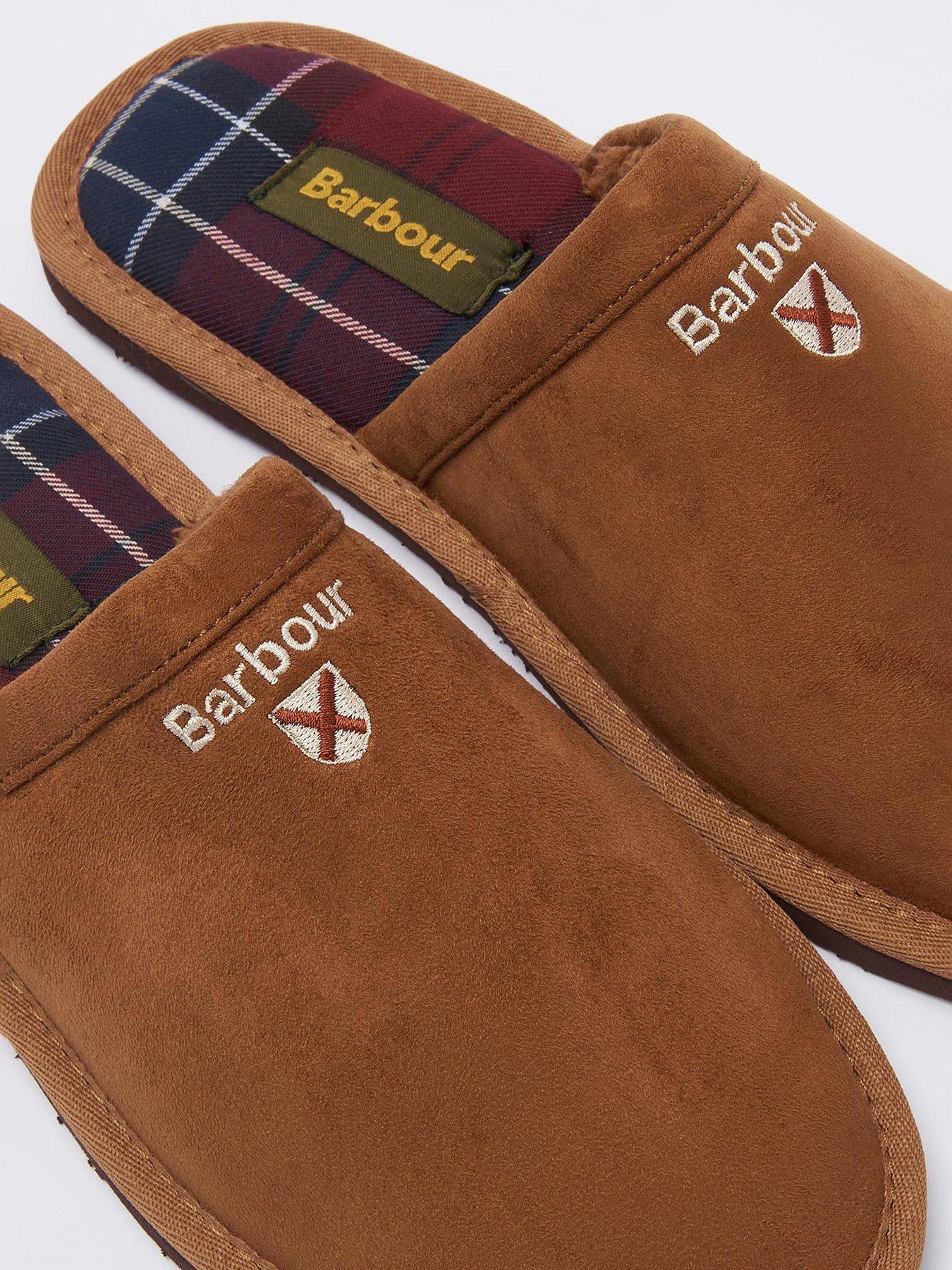Image 6 of 6 of Barbour Everitt Mule Slippers - Light Brown