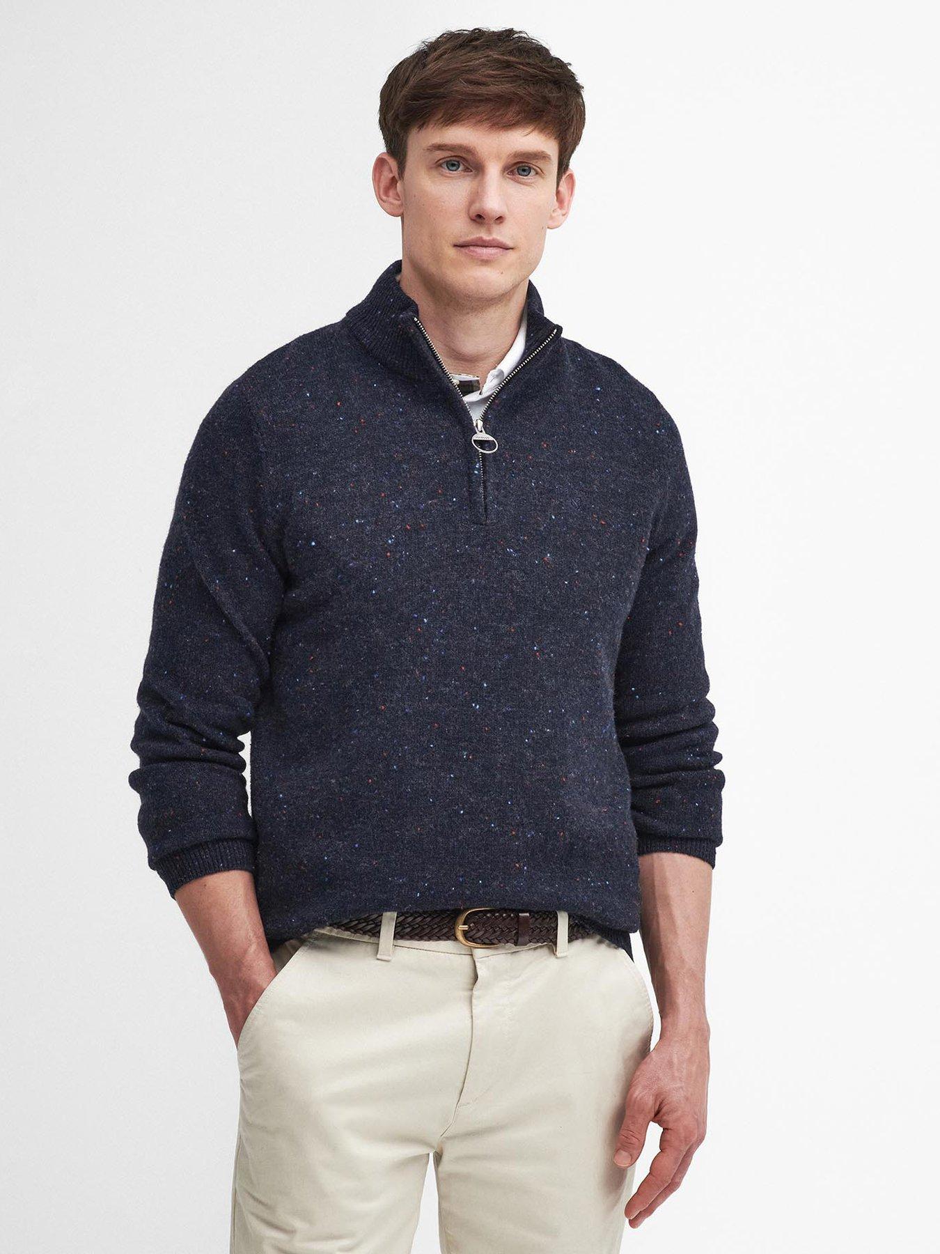 Barbour Barbour Tainsbury Half Zip Knitted Jumper - Navy