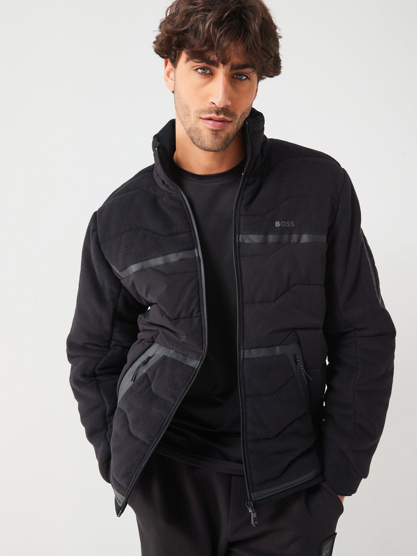 boss-boss-snoozy-fleece-zip-hydrid-zip-sweat-black