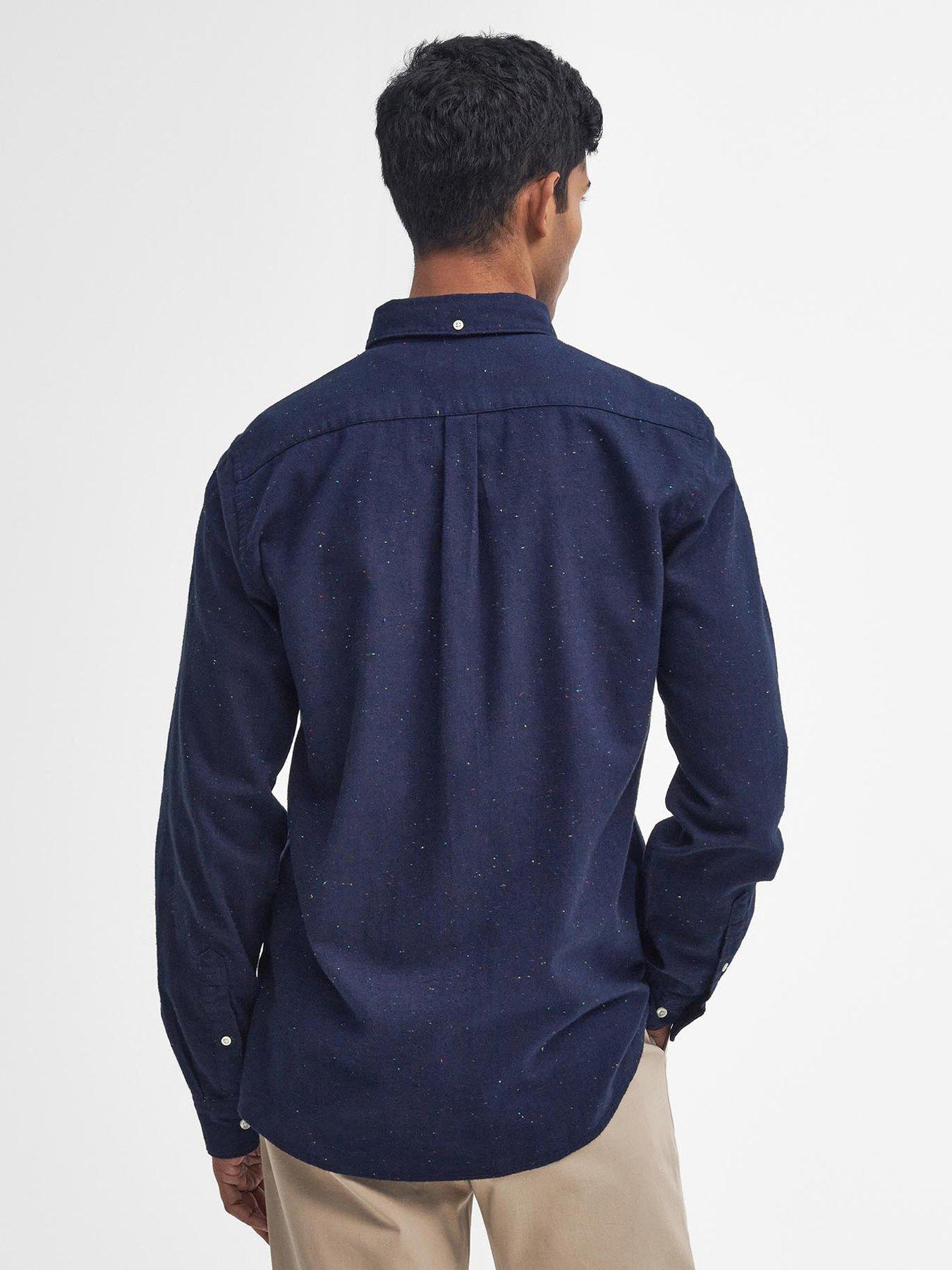 barbour-barbour-long-sleeve-tainsbury-tailored-fleck-twill-shirt-navystillFront