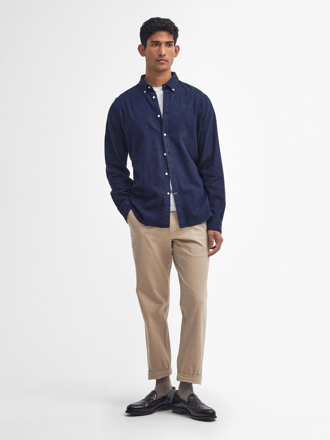 barbour-barbour-long-sleeve-tainsbury-tailored-fleck-twill-shirt-navyback