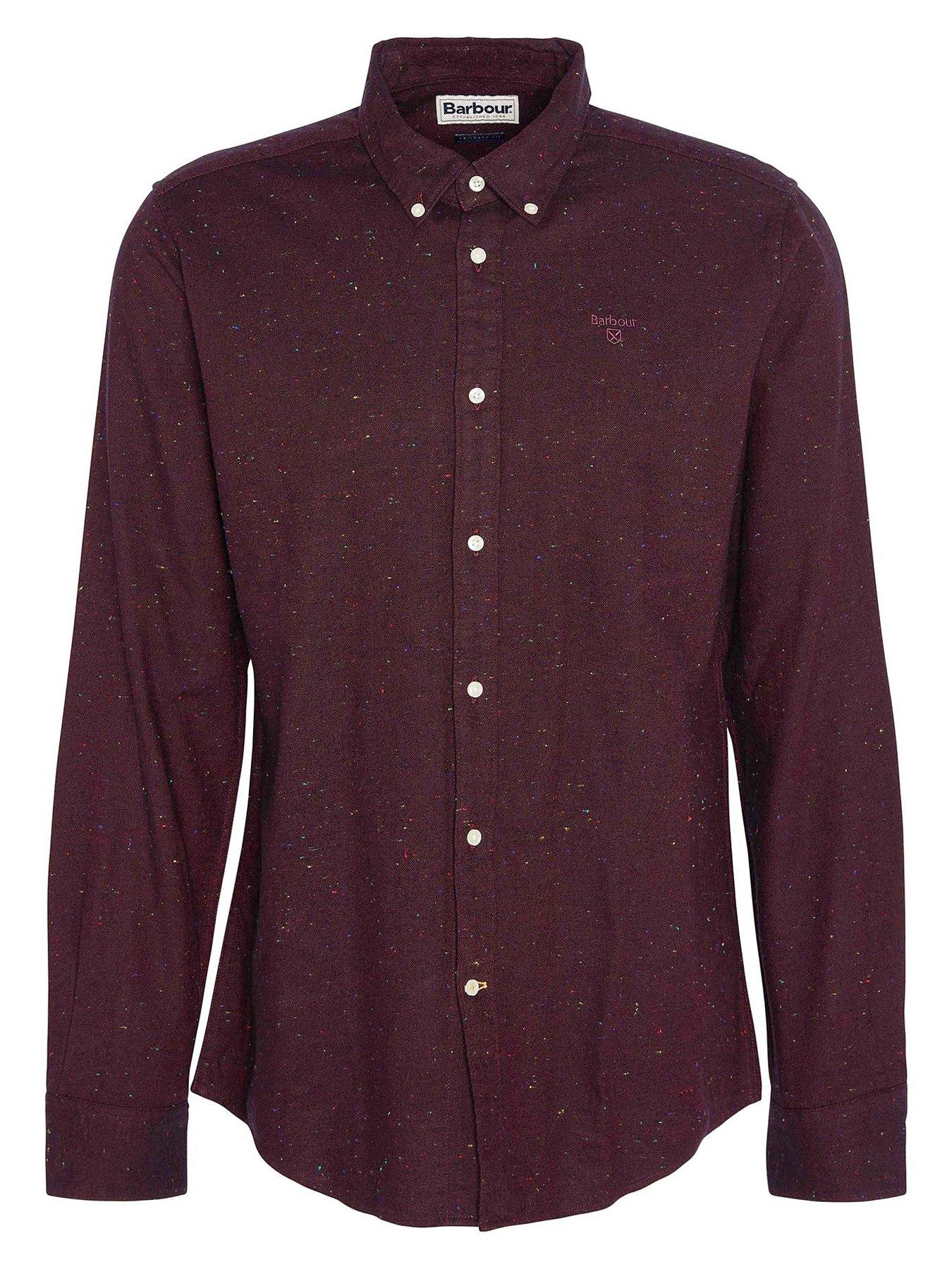 barbour-barbour-long-sleeve-tainsbury-tailored-fleck-twill-shirt-dark-reddetail