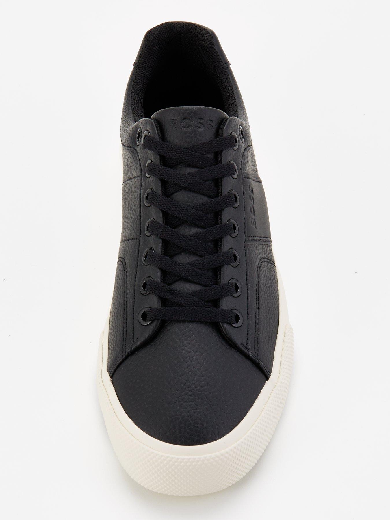 boss-boss-aiden-pipe-trim-leather-lace-tennis-sneaker-blackwhiteoutfit