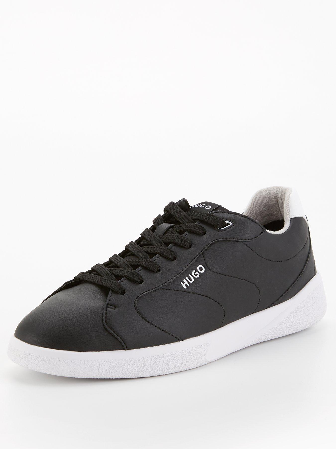 hugo-hugo-riven-tennis-lace-trainer-blackwhitestillFront