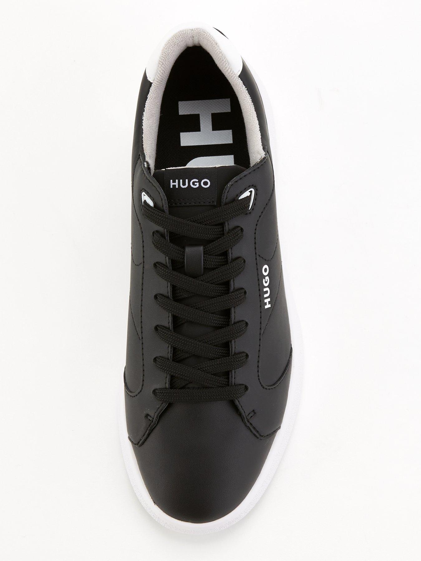 hugo-hugo-riven-tennis-lace-trainer-blackwhiteoutfit