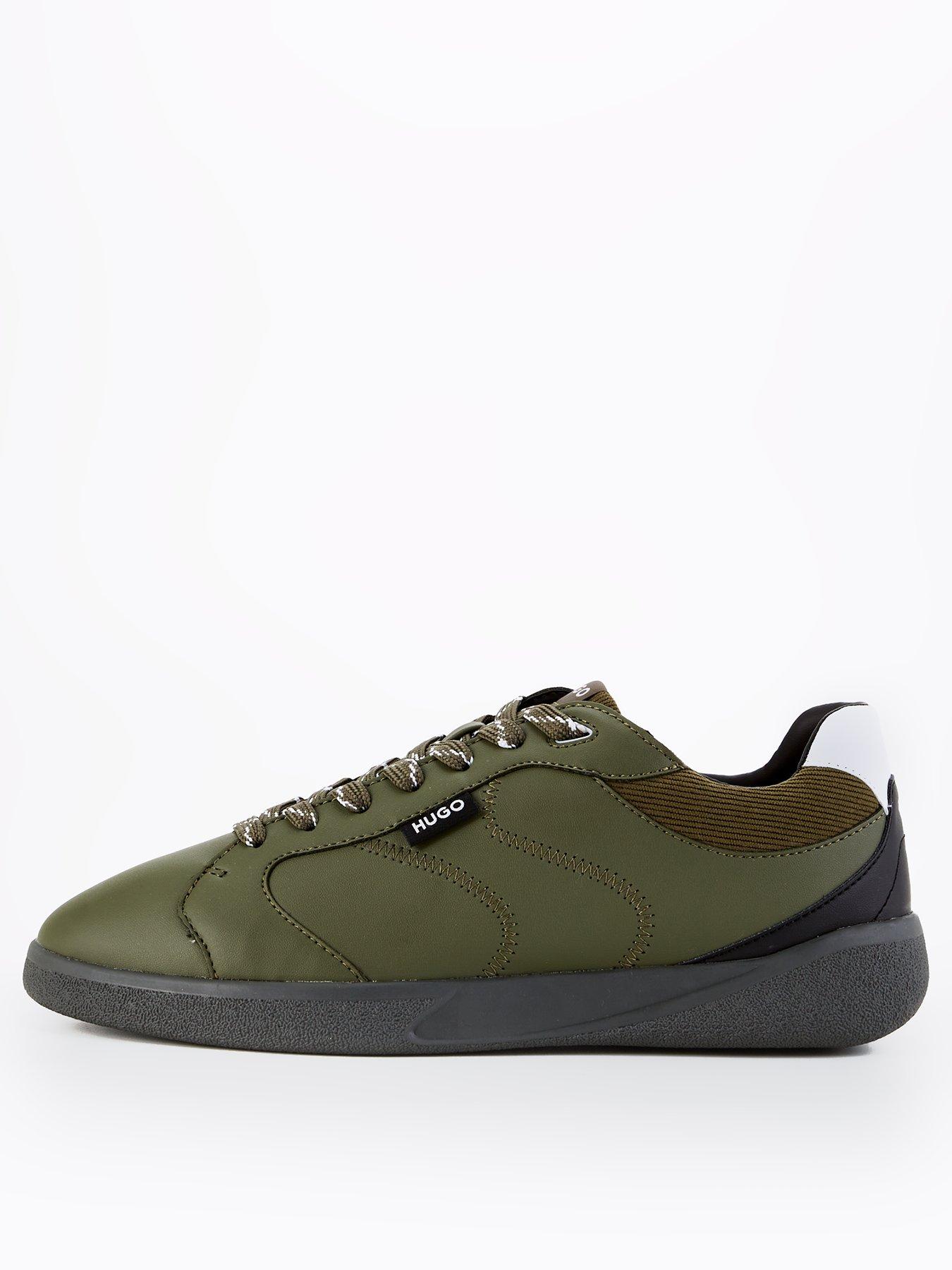 hugo-hugo-riven-tennis-lace-trainer-khaki