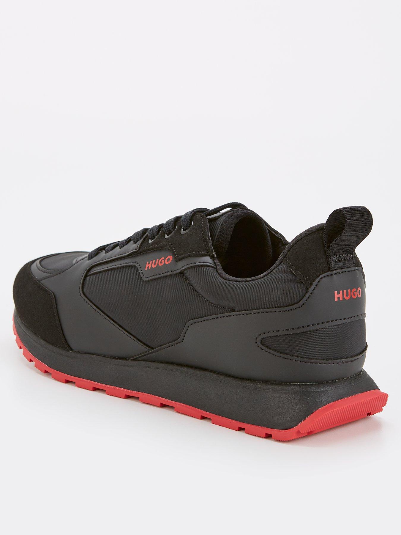 hugo-hugo-icelin-nylonleather-lace-runner-blackredback