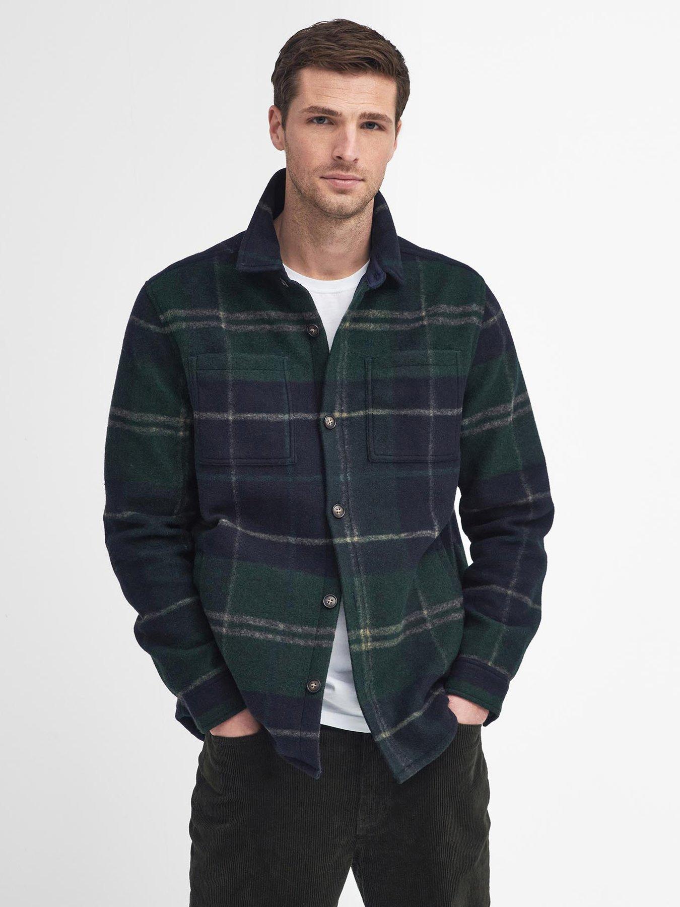 undefined Barbour Chapter Flannel Check Shacket - Green