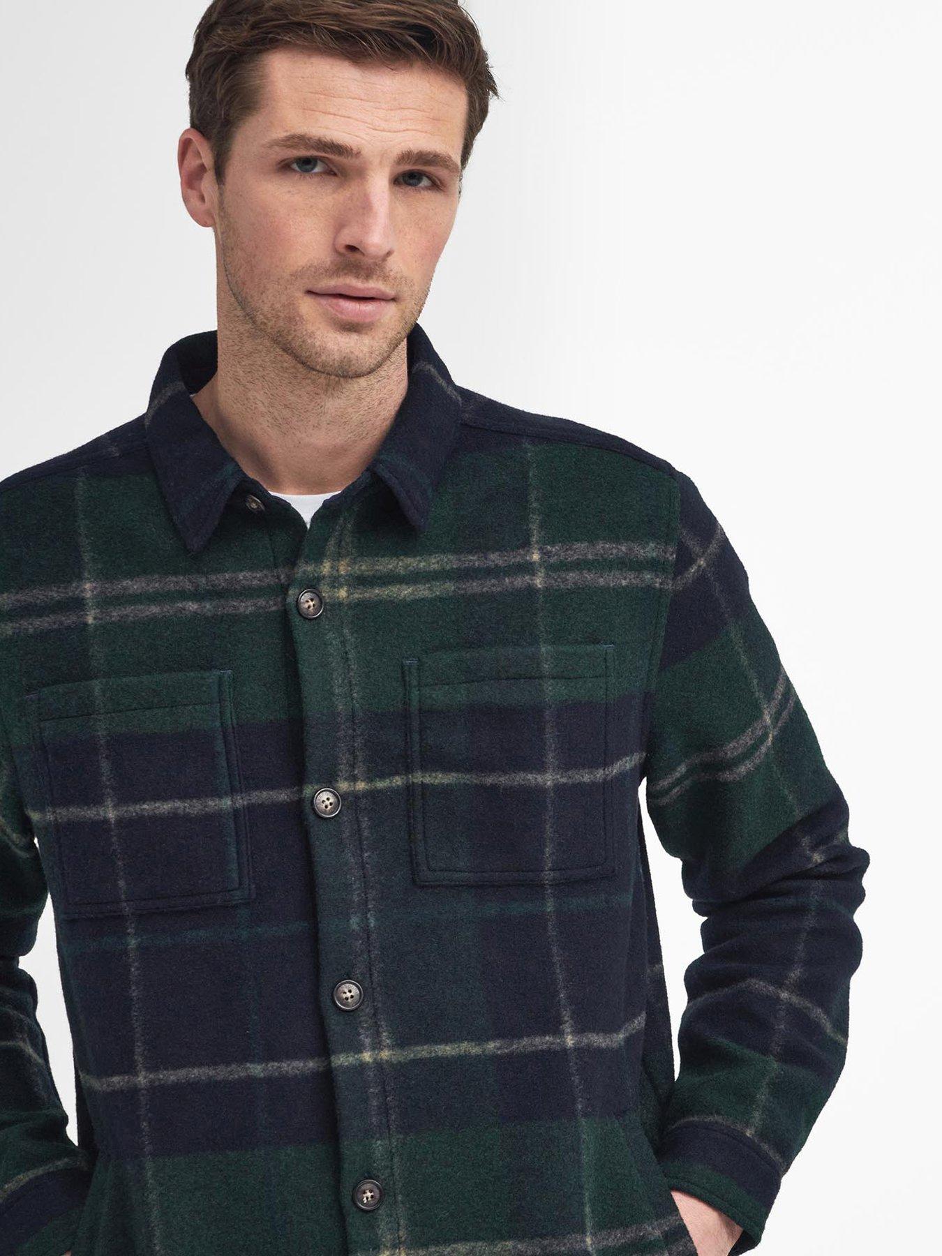 barbour-barbour-chapter-flannel-check-shacket-greenoutfit