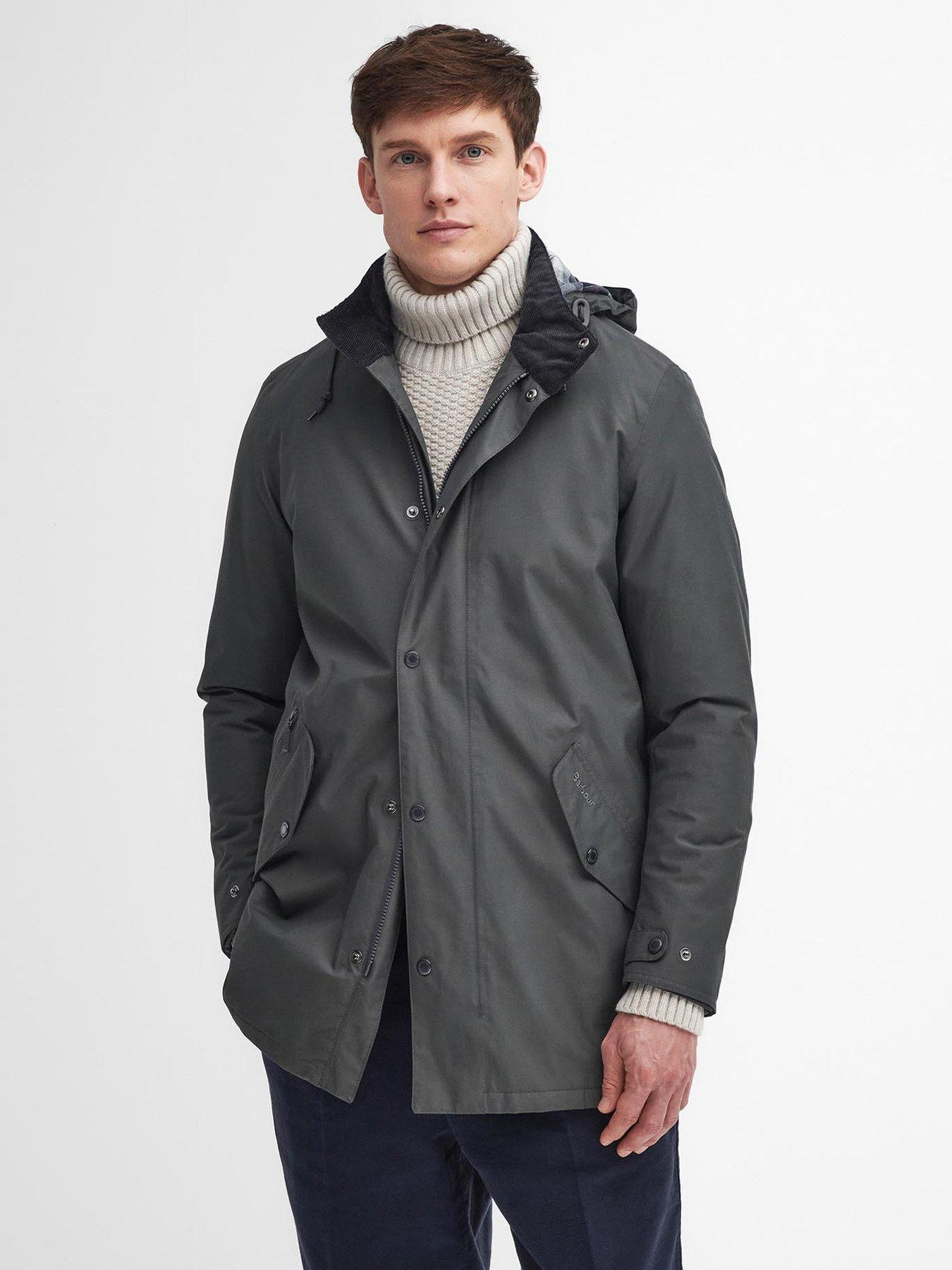 Chelsea Waterproof Mac Jacket Dark Grey