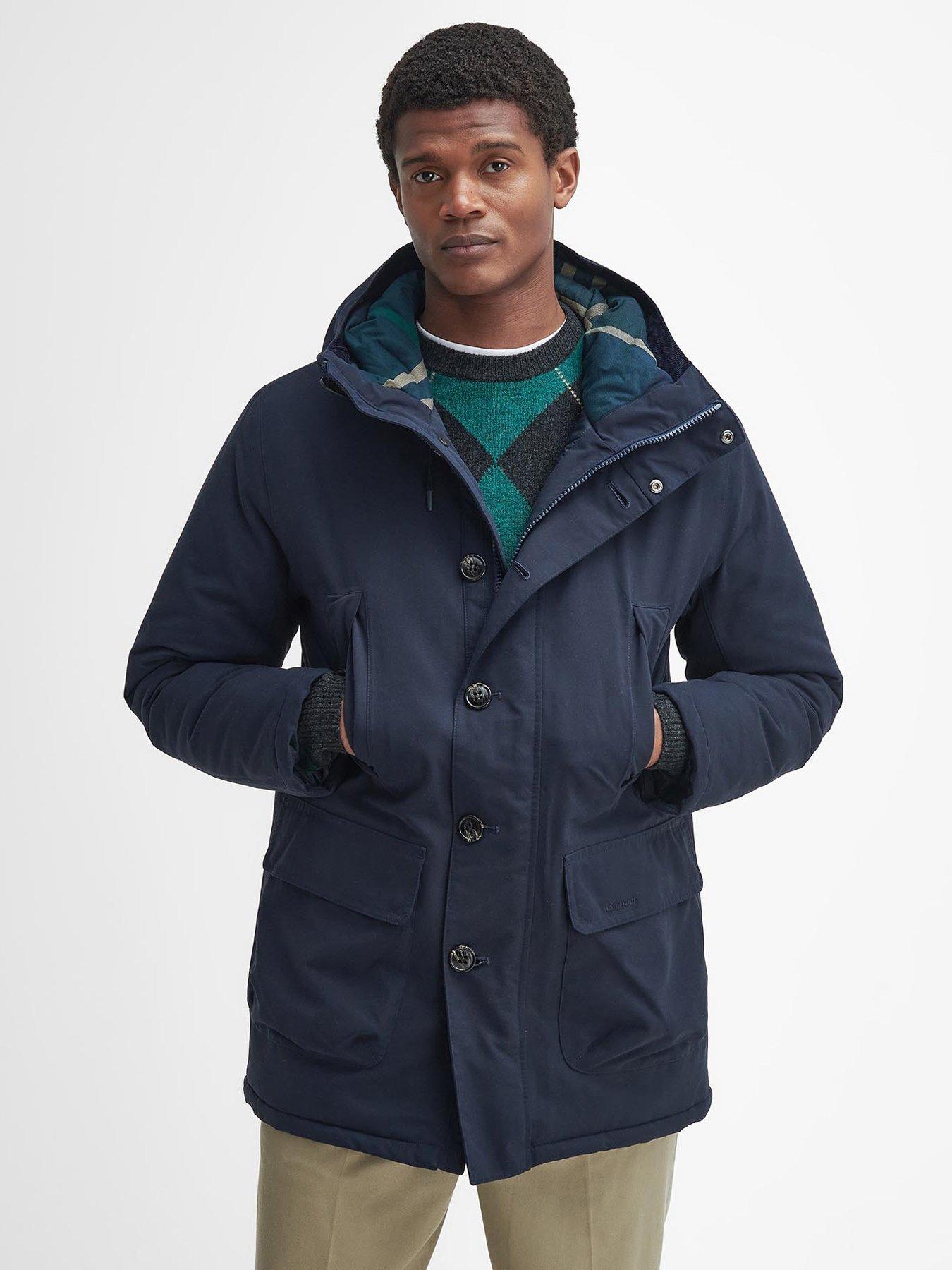 undefined Barbour Winter Beaufort Waterproof Parka Coat - Navy