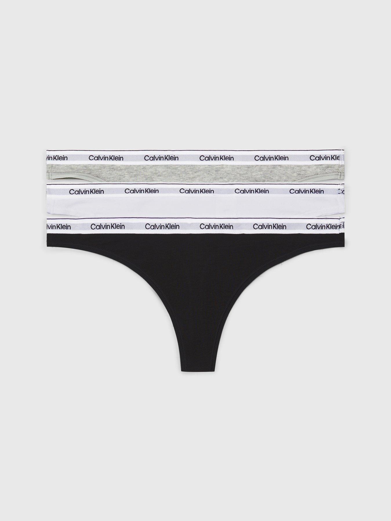 Calvin Klein Icon Logo 3 Pack Thongs - Multi