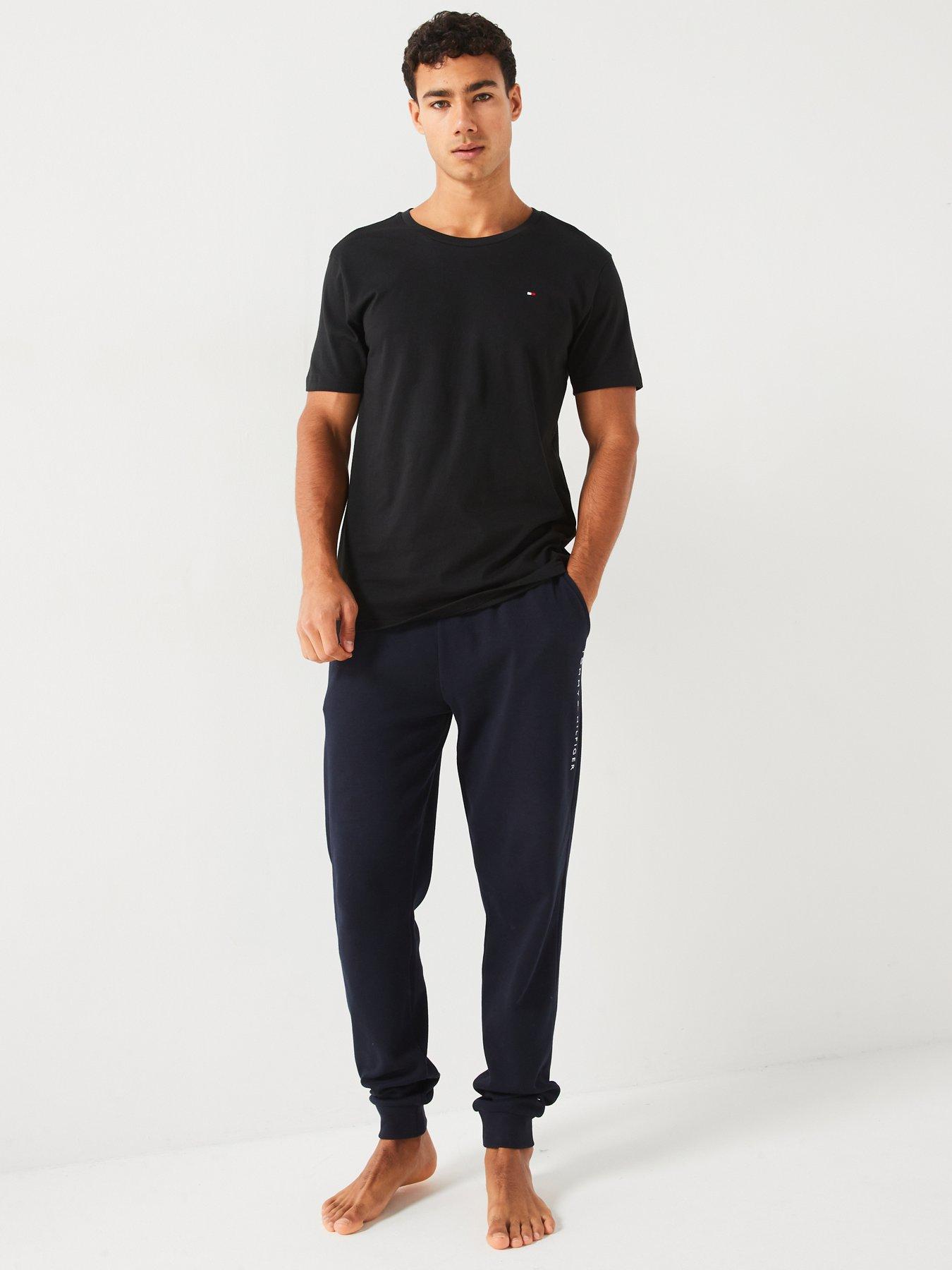 tommy-hilfiger-tommy-hilfiger-signature-cotton-essential-3-pack-loungewear-t-shirts-blackoutfit