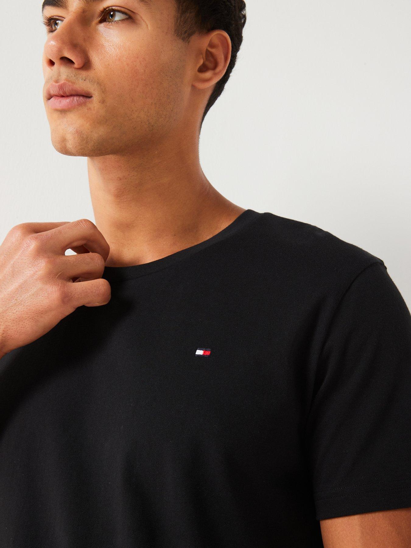 tommy-hilfiger-tommy-hilfiger-signature-cotton-essential-3-pack-loungewear-t-shirts-blackdetail