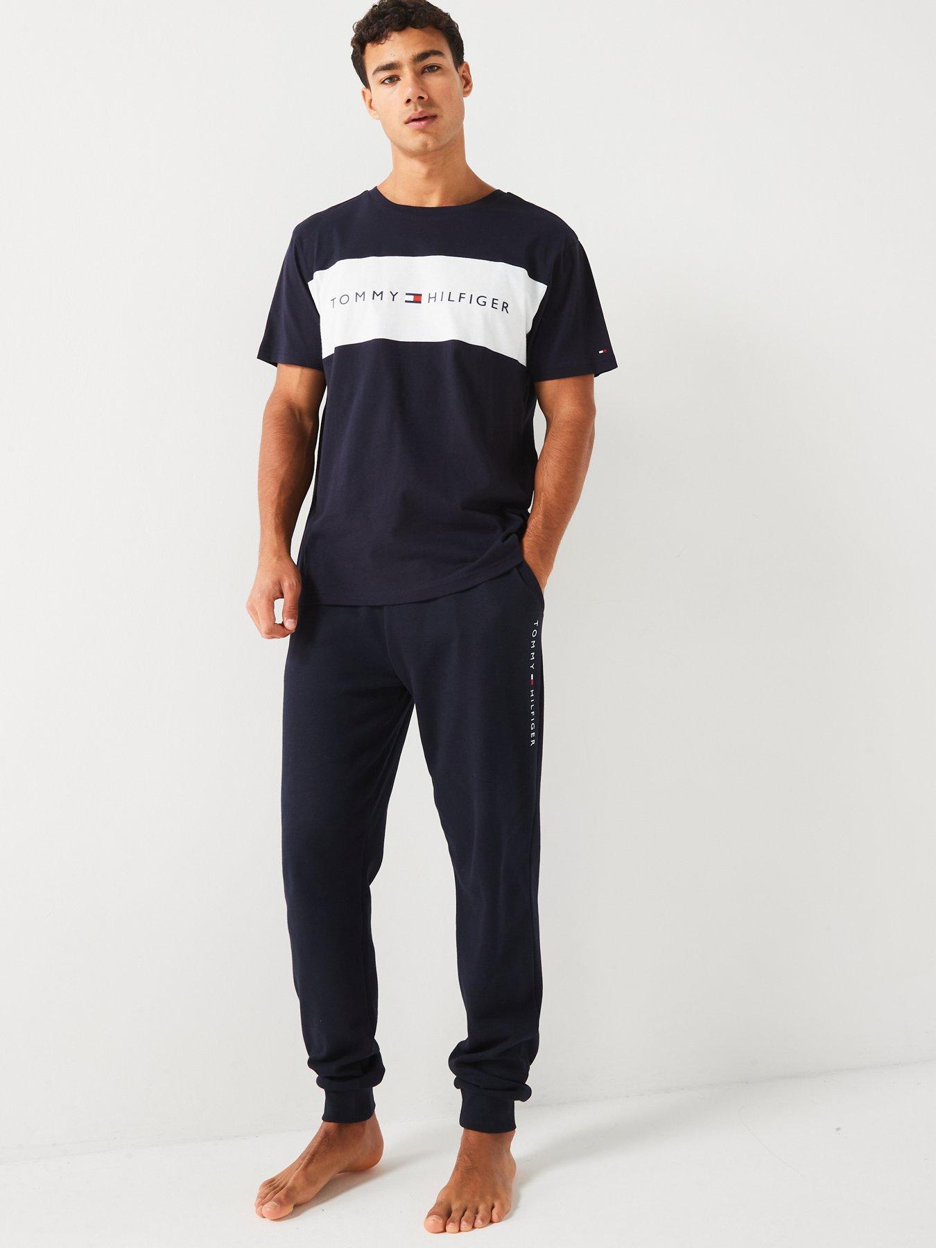 tommy-hilfiger-tommy-hilfiger-original-chest-stripe-loungewear-t-shirt-navyback