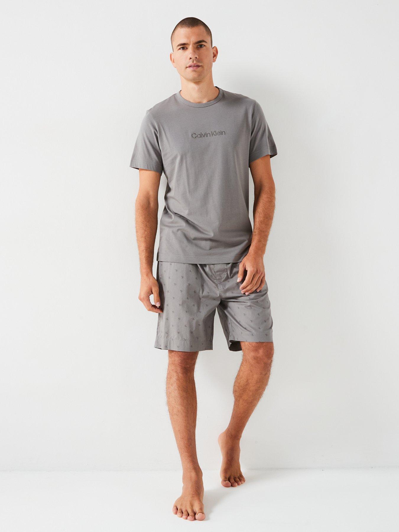 calvin-klein-calvin-klein-cotton-poplin-t-shirt-and-shorts-pyjama-set-greyback