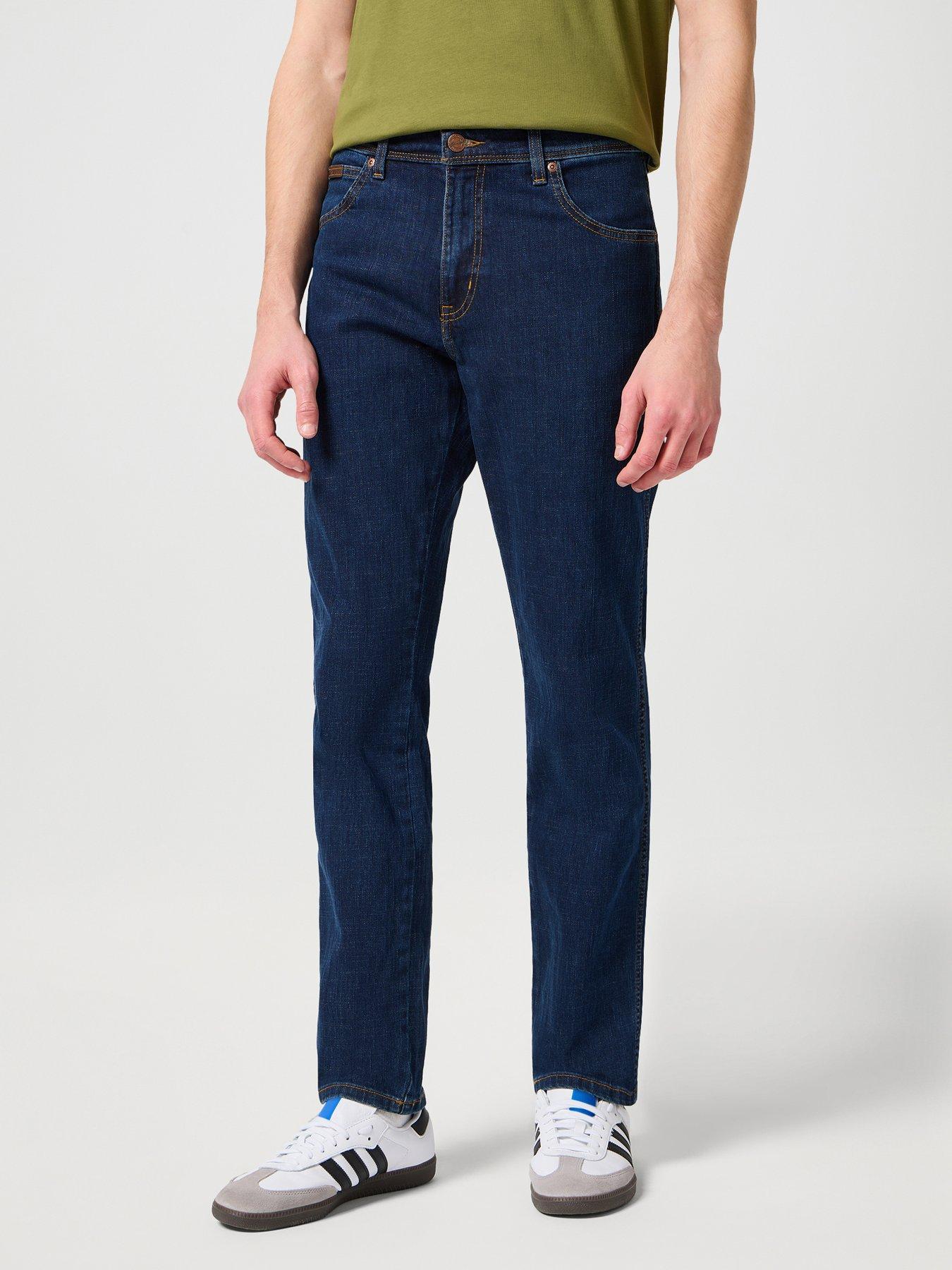 undefined Wrangler Texas Slim Fit Jeans - Dark Blue