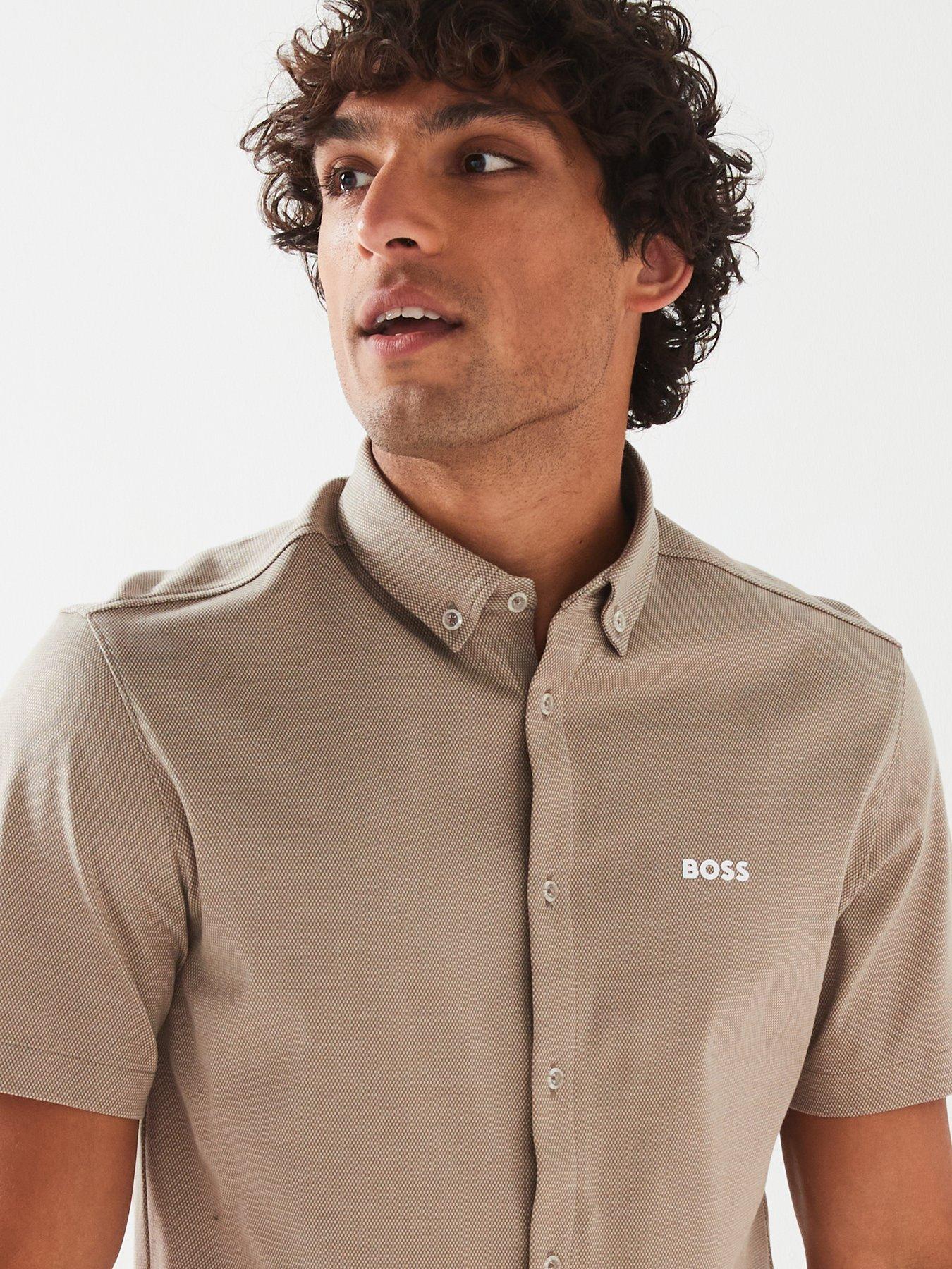 boss-boss-b-motion-regular-fit-short-sleeve-shirt-khakioutfit