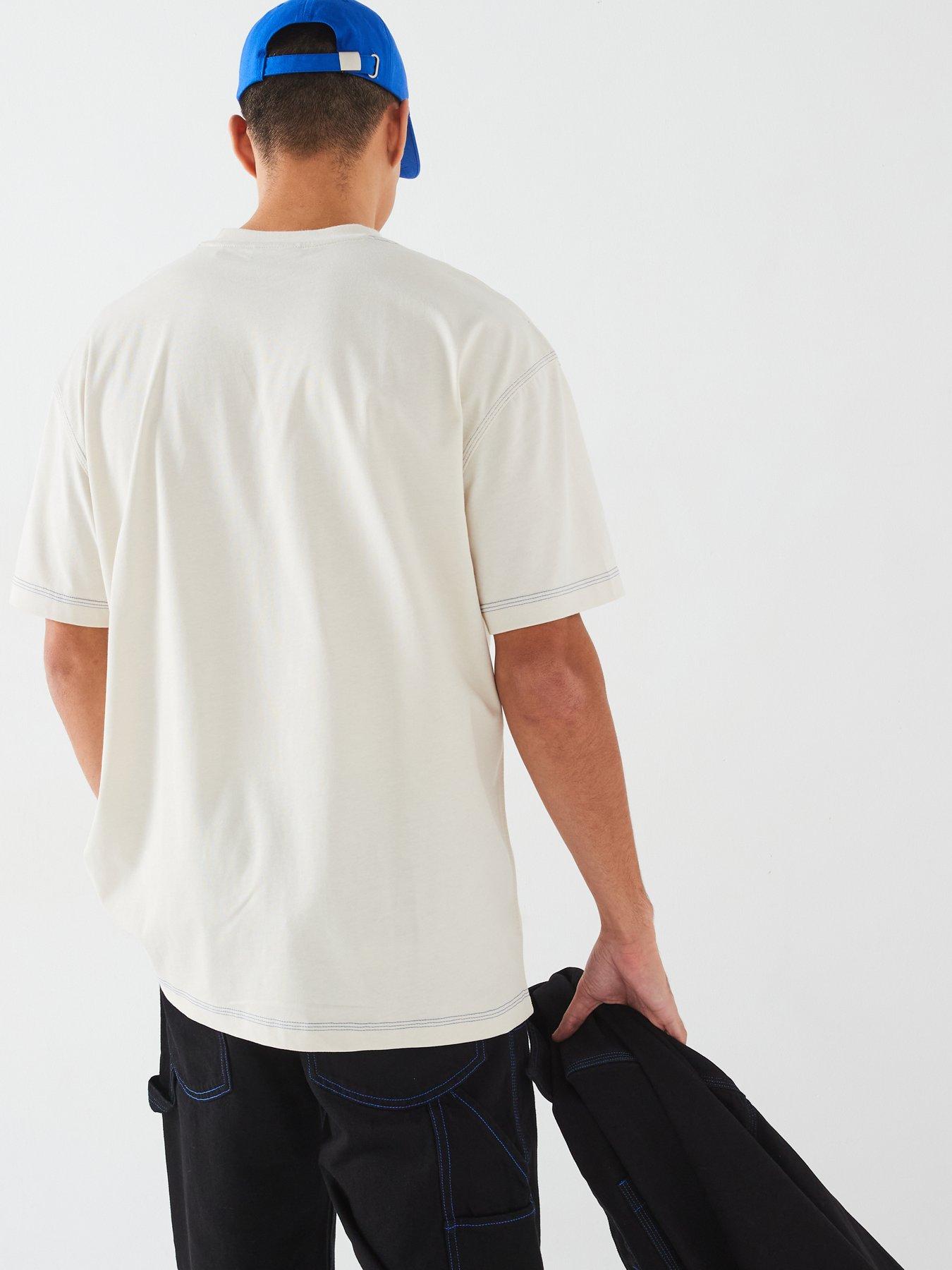 hugo-blue-nitlogo-loose-fit-outline-logo-t-shirt-whitestillFront