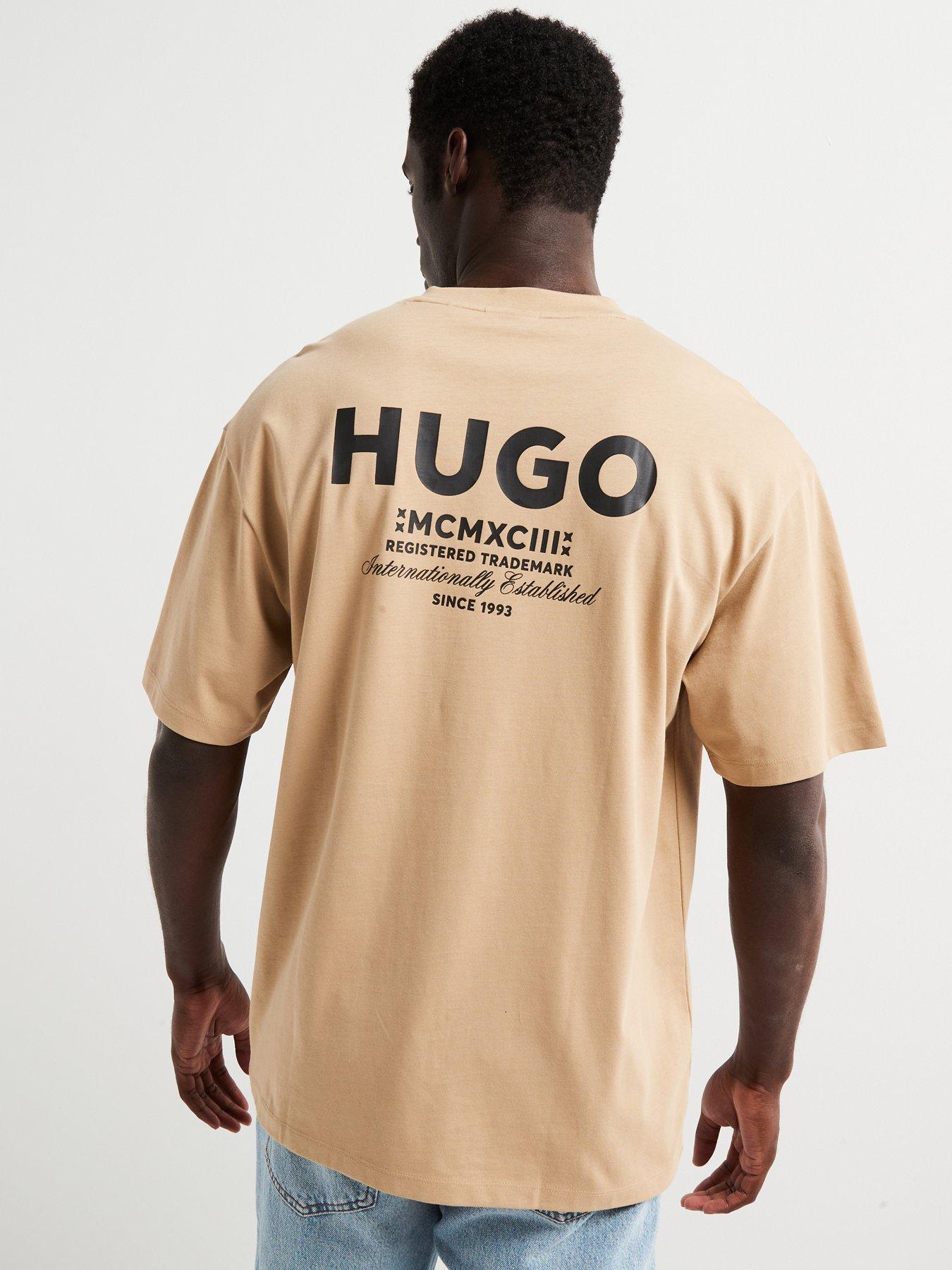 hugo-blue-nalono-loose-fit-international-logo-t-shirt--beigestillFront