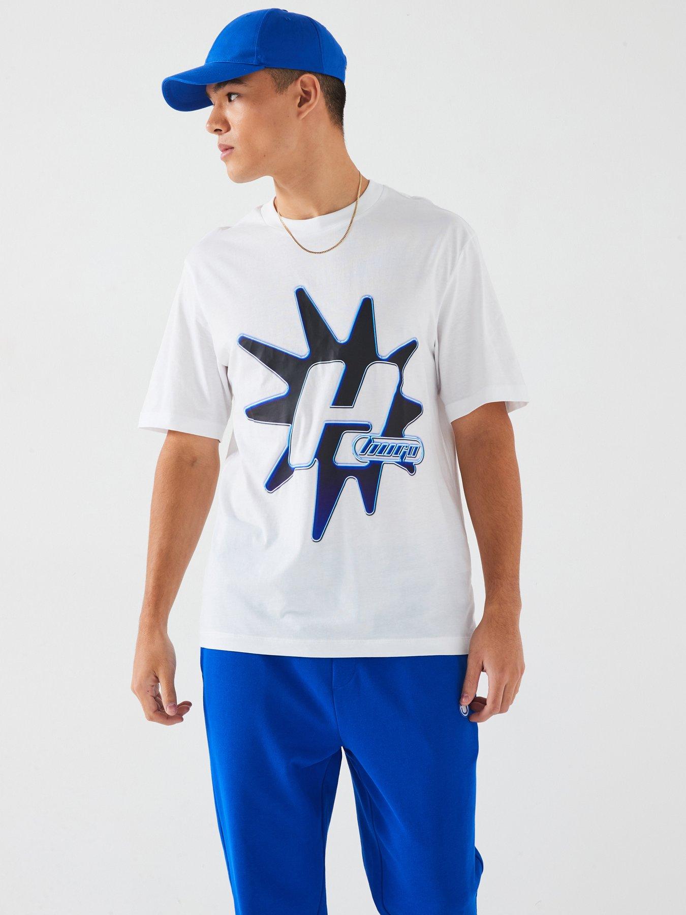 hugo-blue-nestrolo-regular-fit-splash-print-t-shirt--white