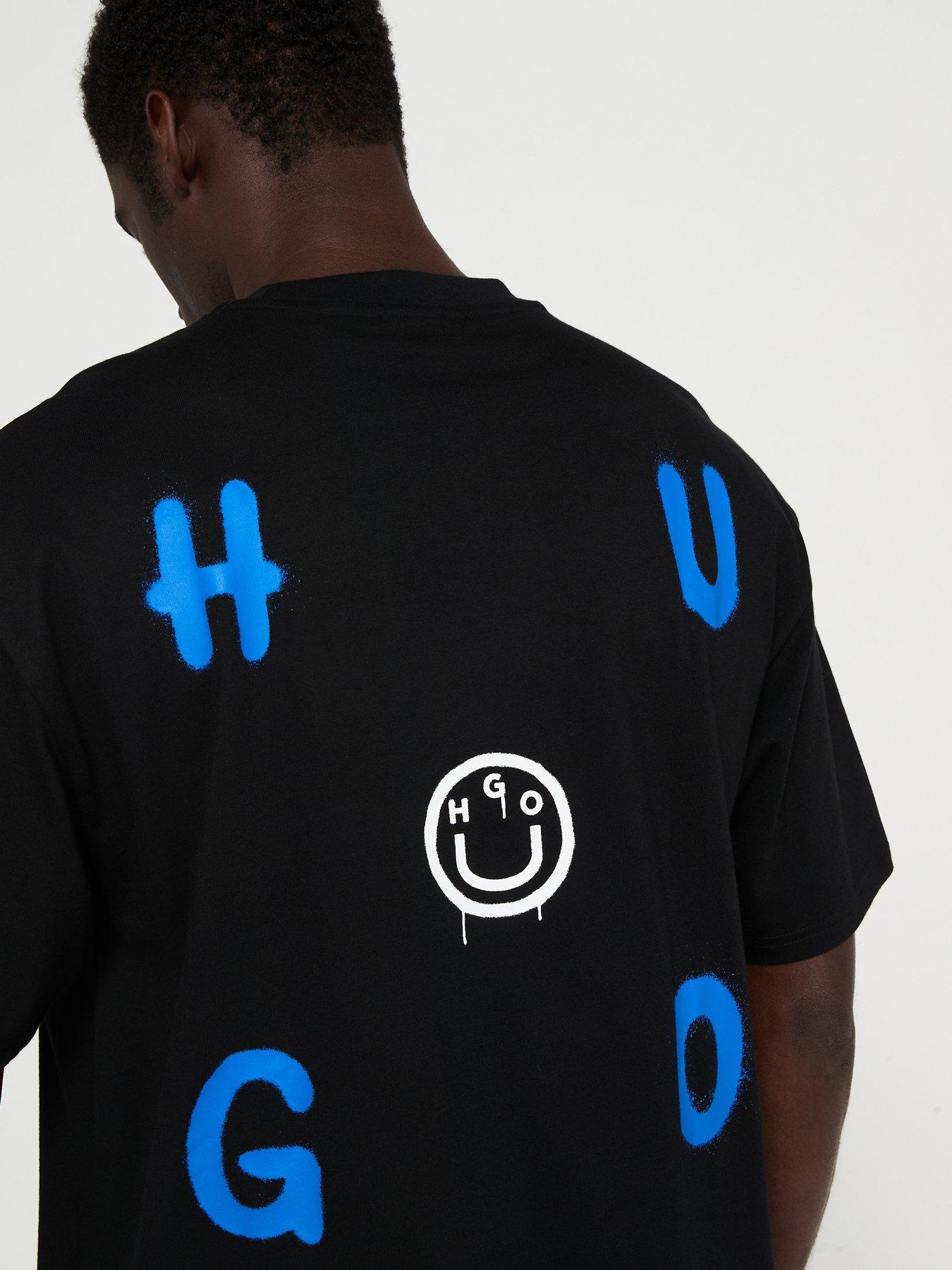 hugo-blue-nimayliti-loose-fit-spray-logo-t-shirt-blackoutfit