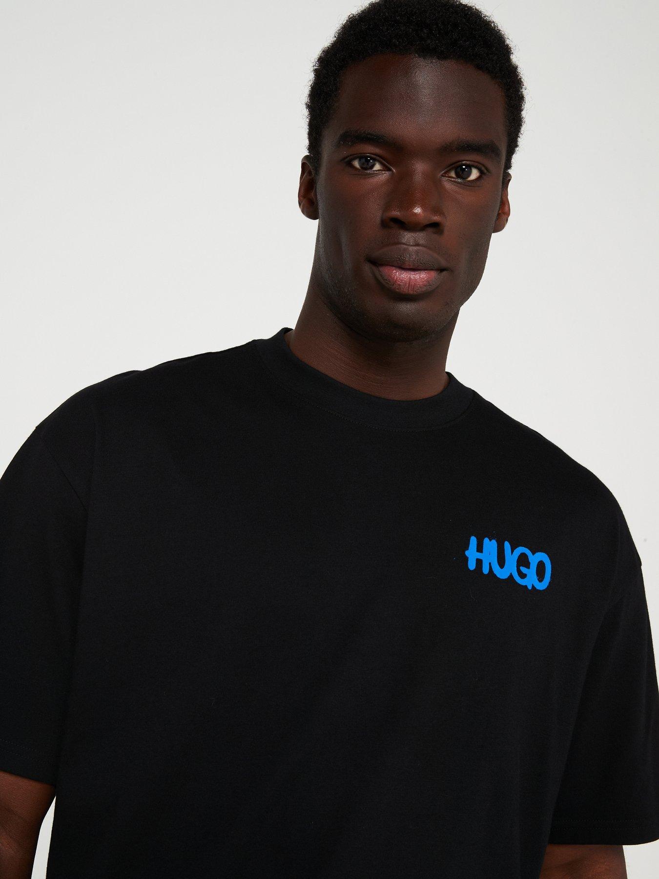 hugo-blue-nimayliti-loose-fit-spray-logo-t-shirt-blackdetail